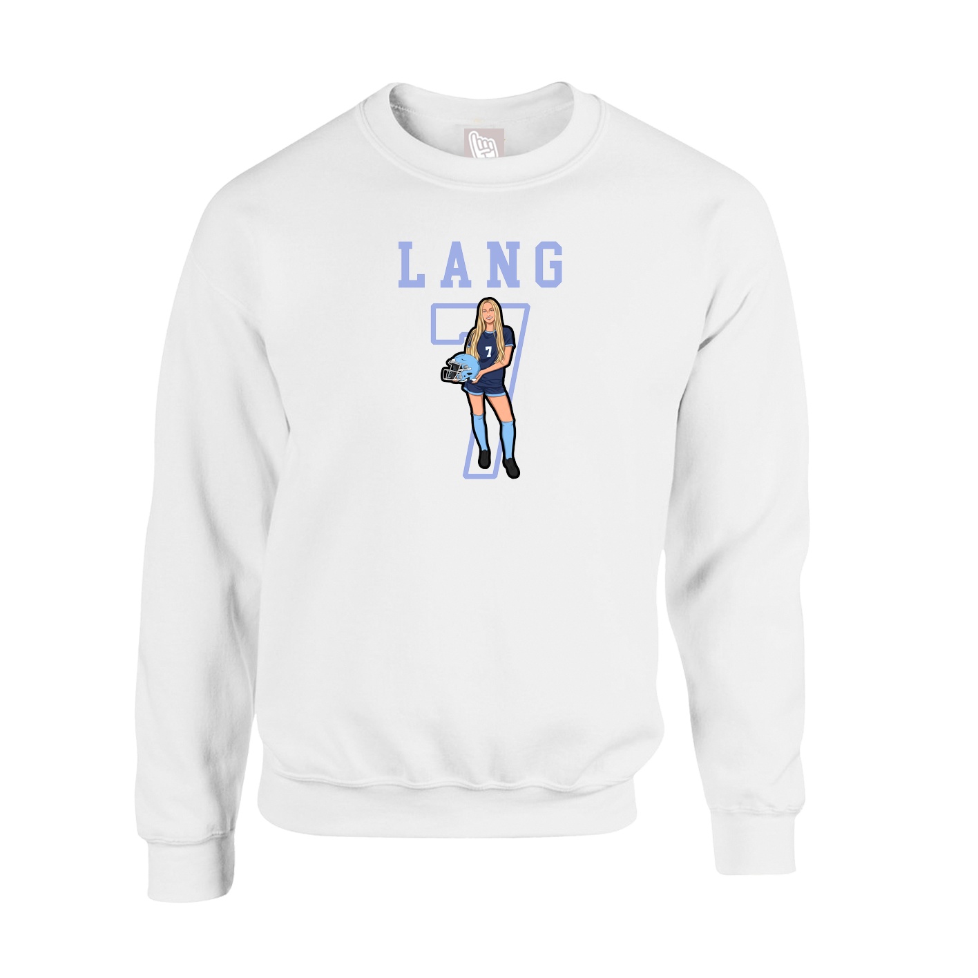 Fleece Crew — Shirsey in White