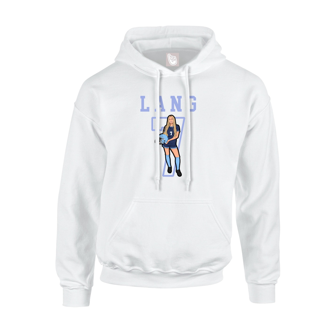 Youth Hoodie — Shirsey in White