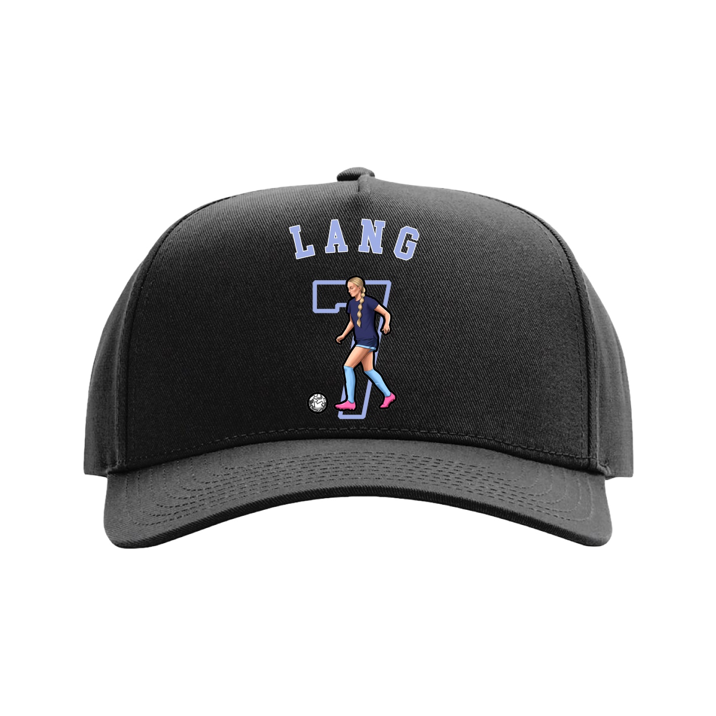Full Fabric Five-Panel Champ Cap