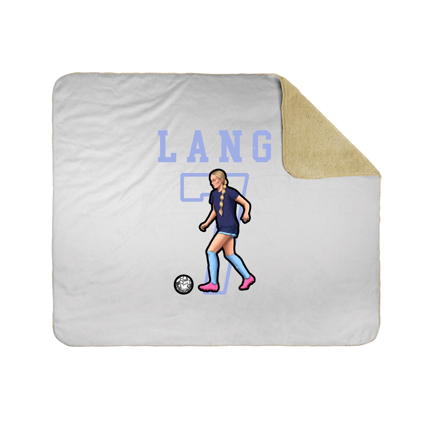 Throw Blanket — Shirsey in White