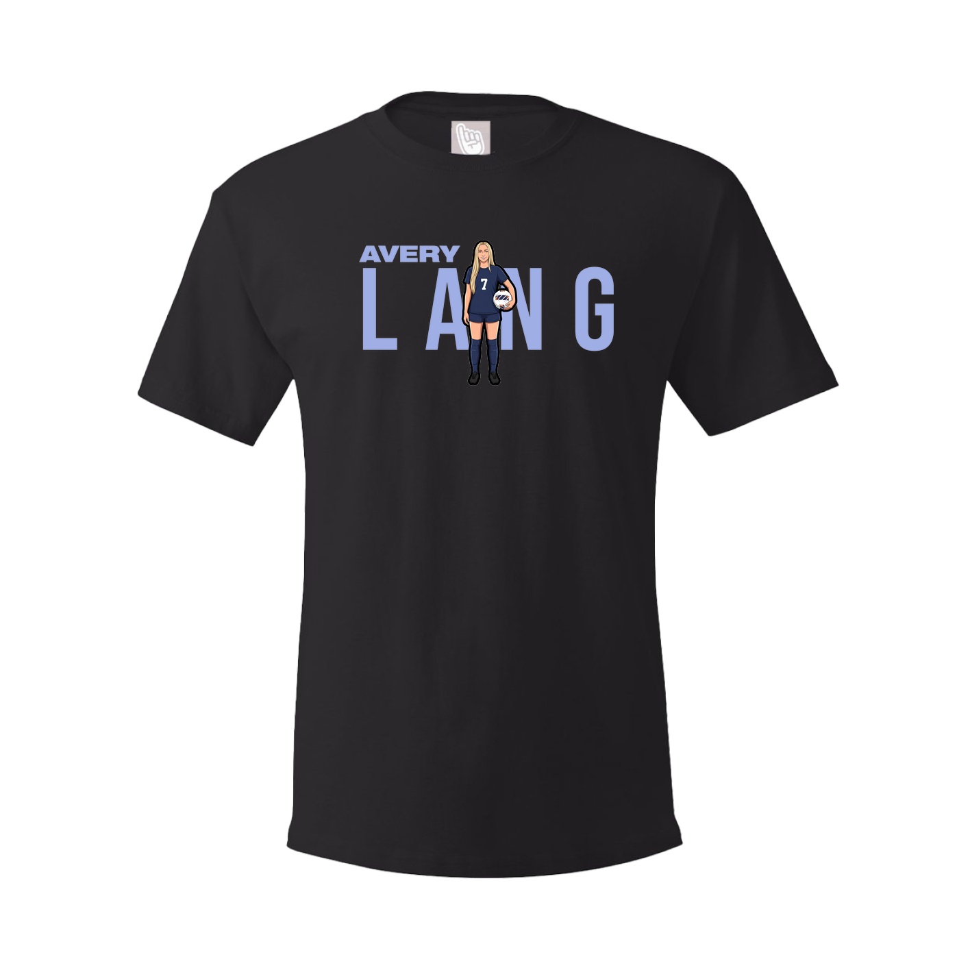 Tee — Player Name in Black