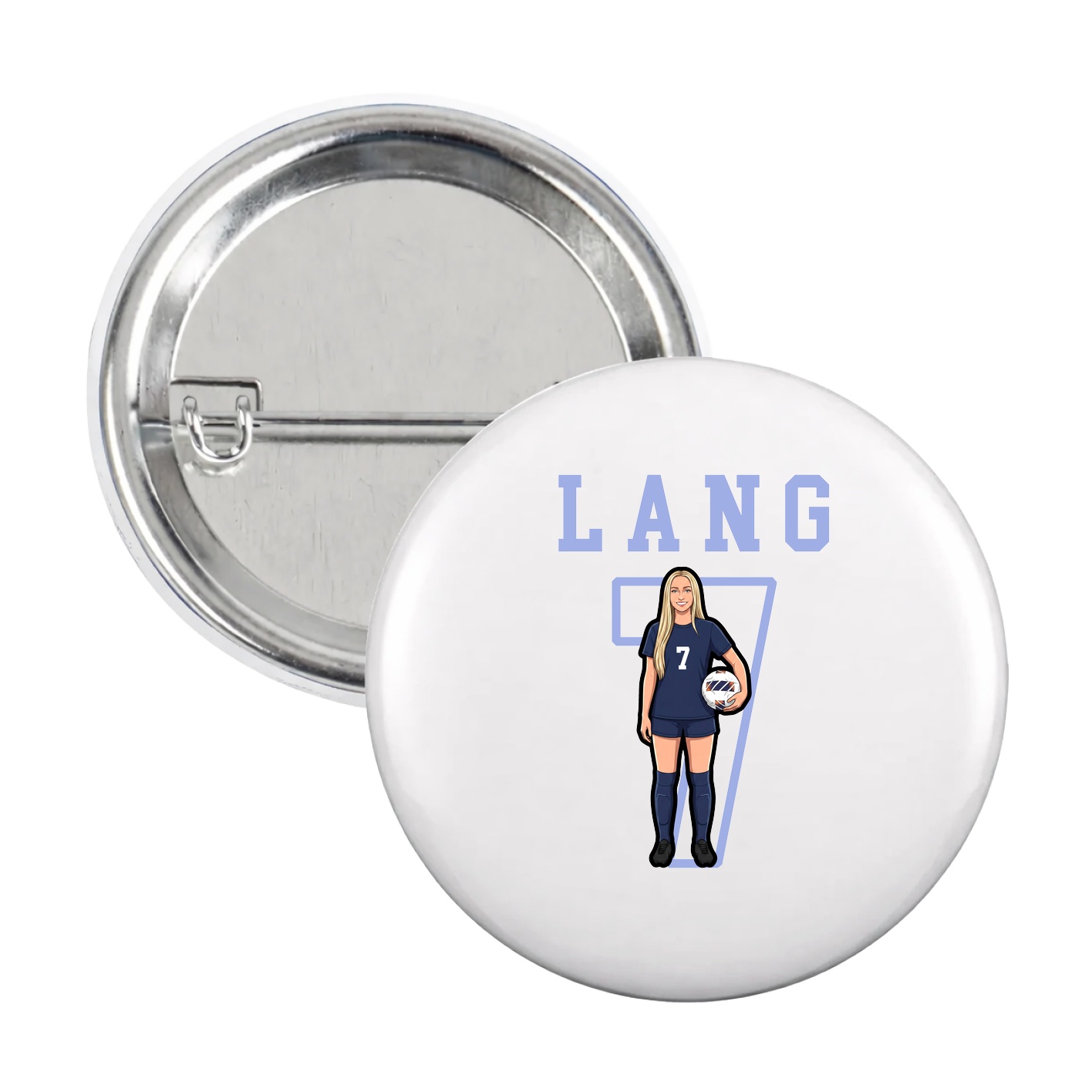 Game Day Button — Shirsey in White