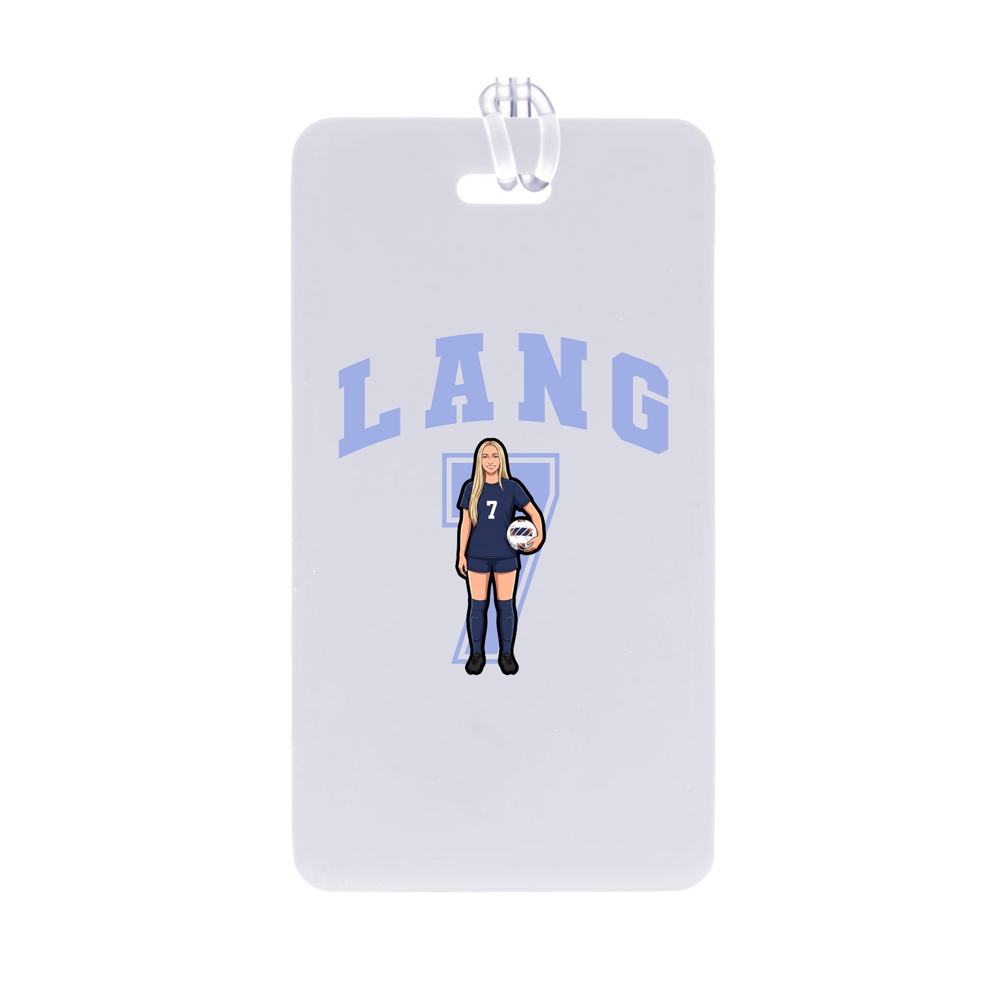 Bag Tag — Number in Classic