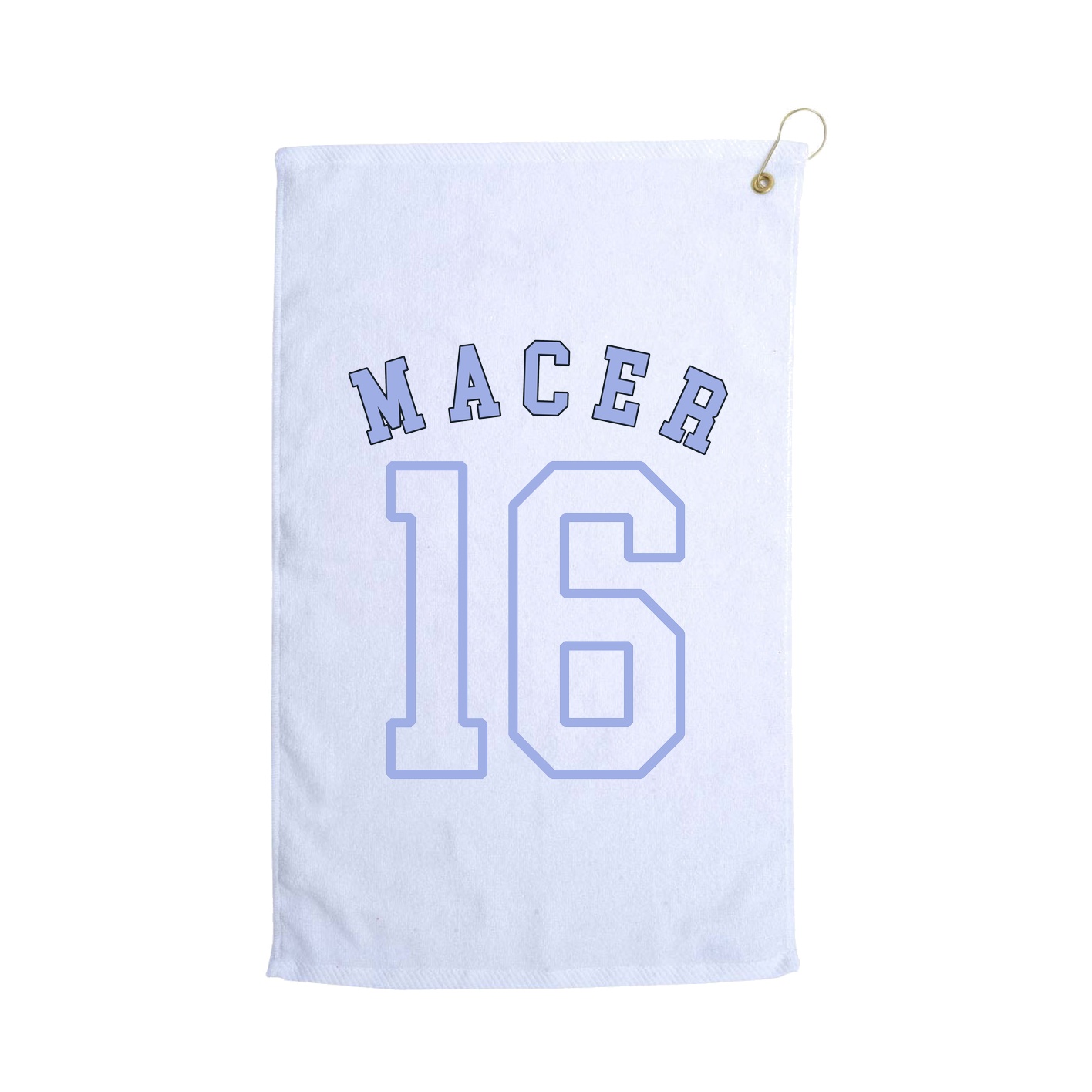 Golf Towel — Shirsey Arch in White