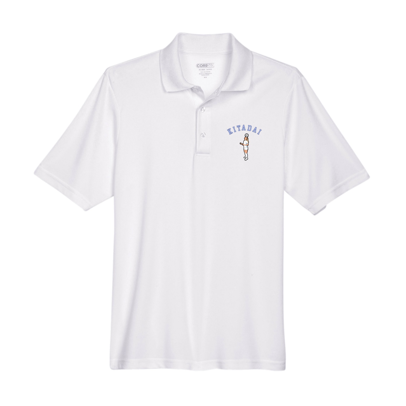 Performance Polo — Shirsey Arch in White