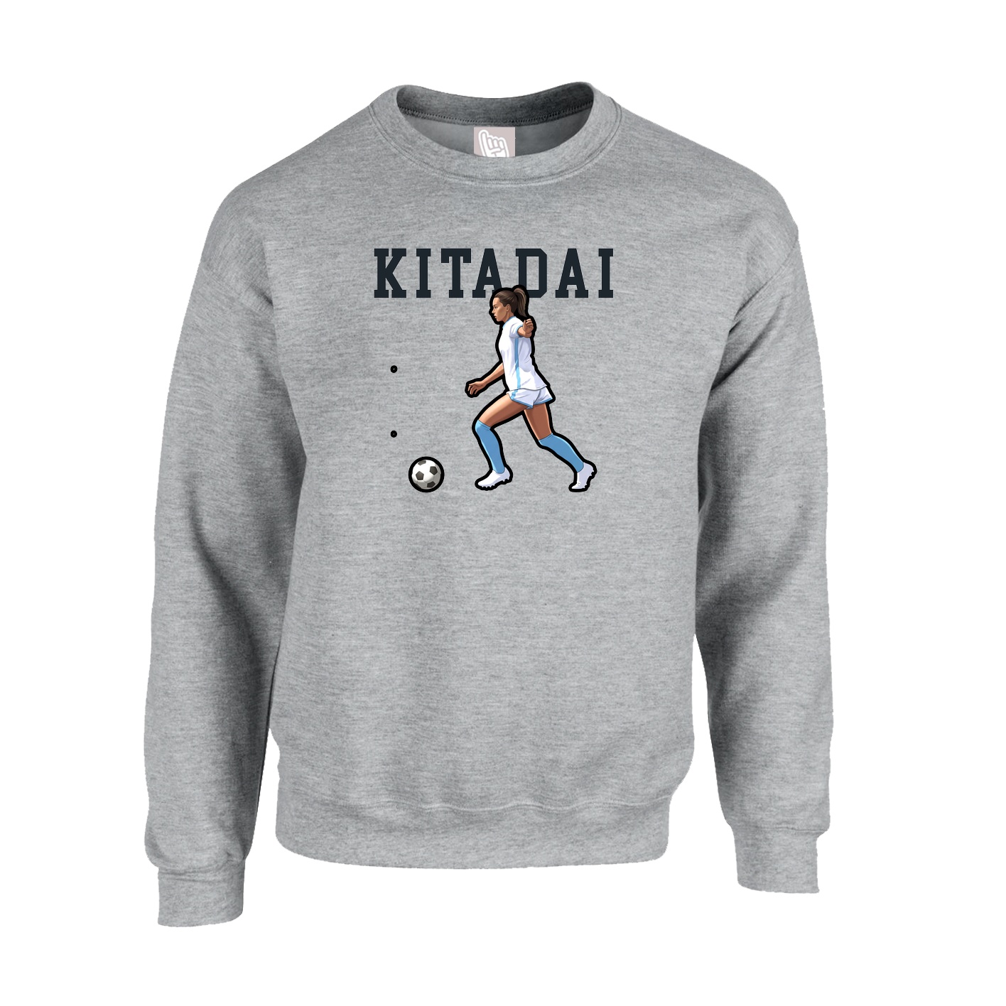 Fleece Crew — Shirsey in Grey