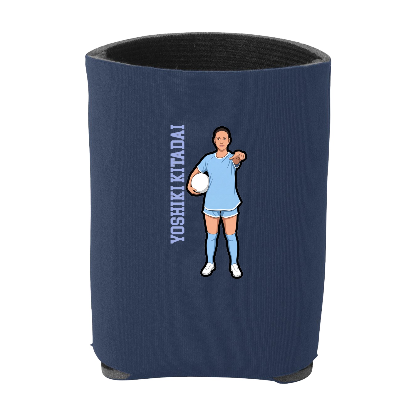 Can Holder — Name Vertical in Navy