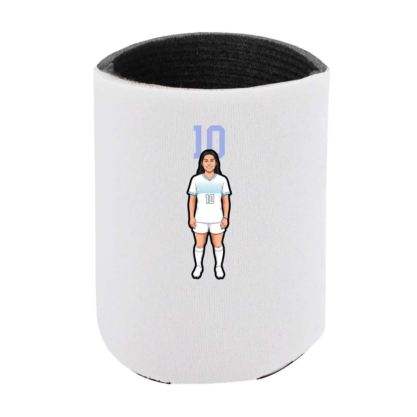 Can Holder — Number Top in White