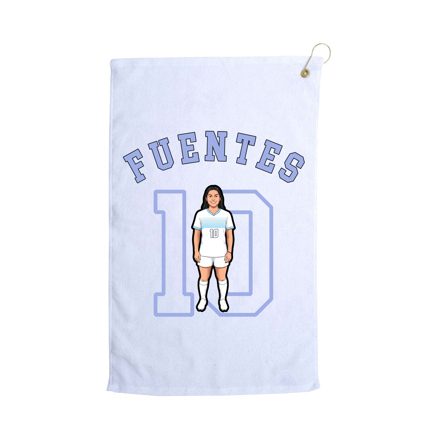 Golf Towel — Shirsey Arch in White