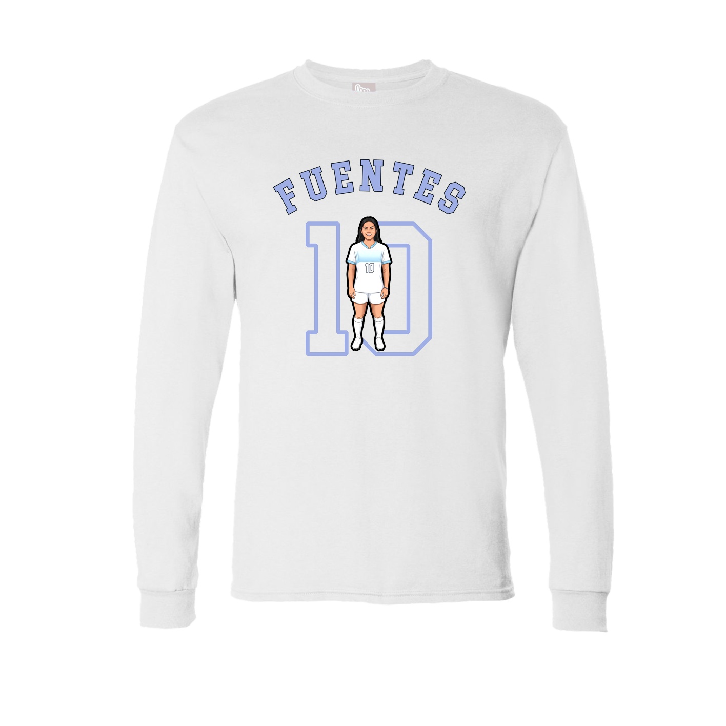 Long Sleeve Tee — Shirsey Arch in White