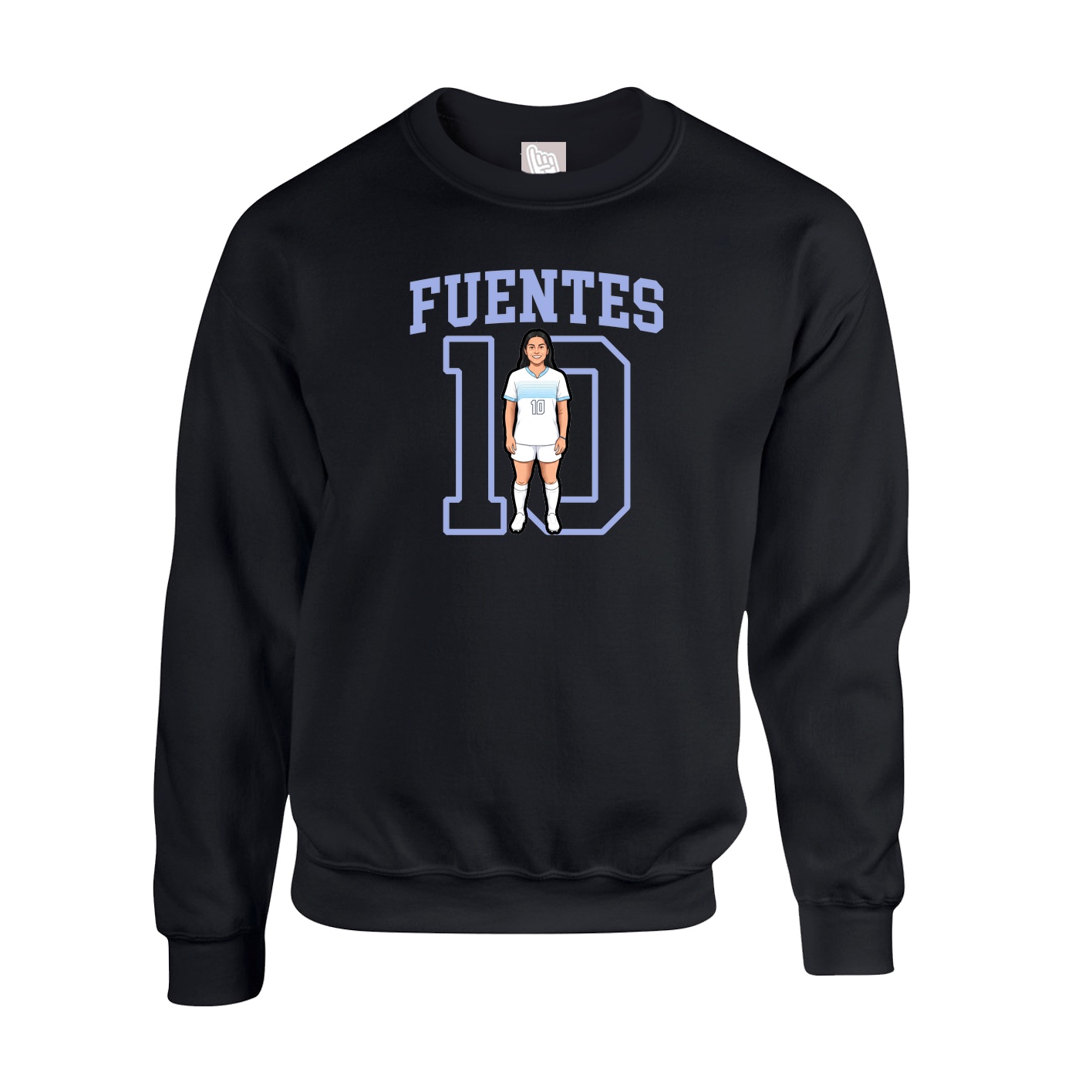 Fleece Crew — Shirsey in Black
