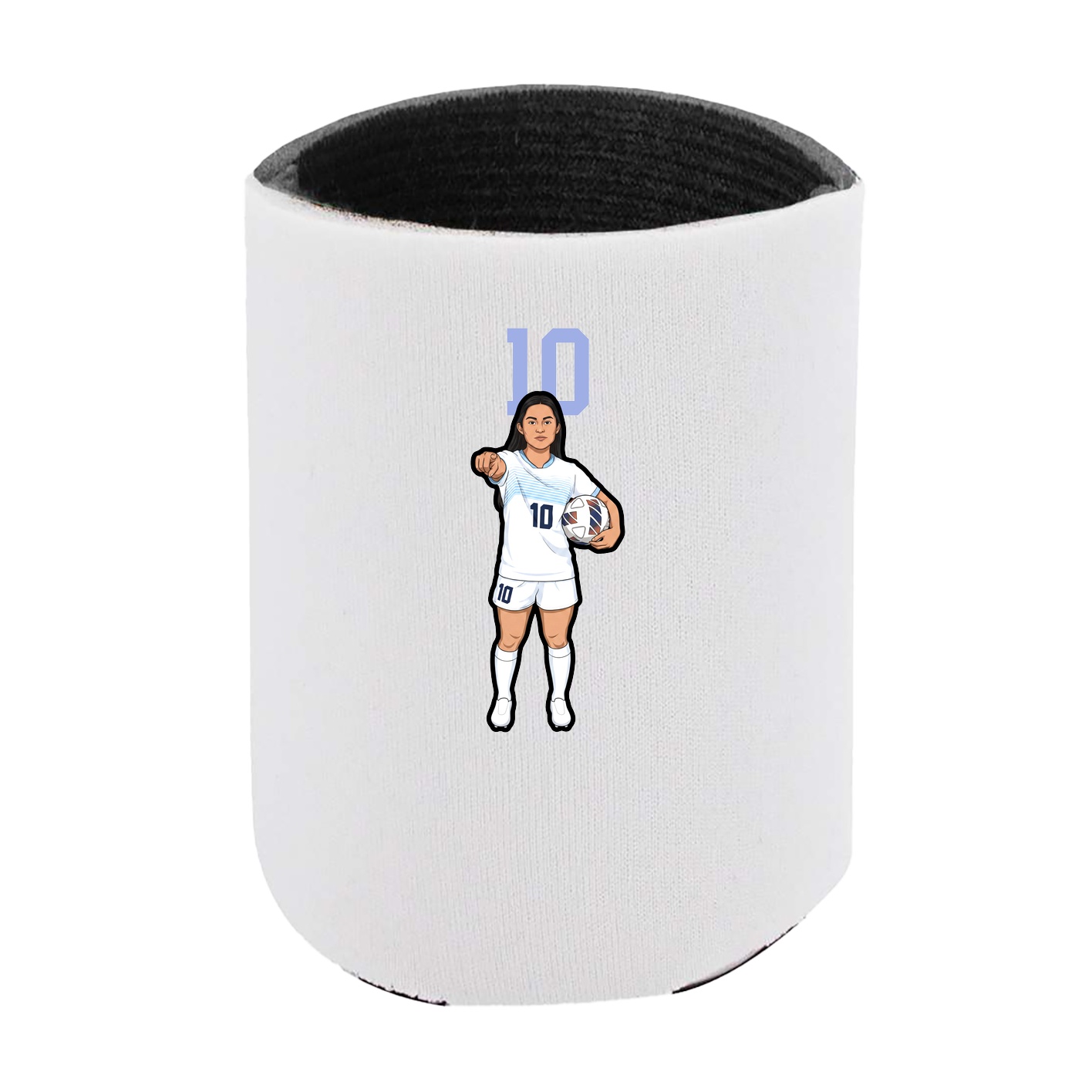 Can Holder — Number Top in White