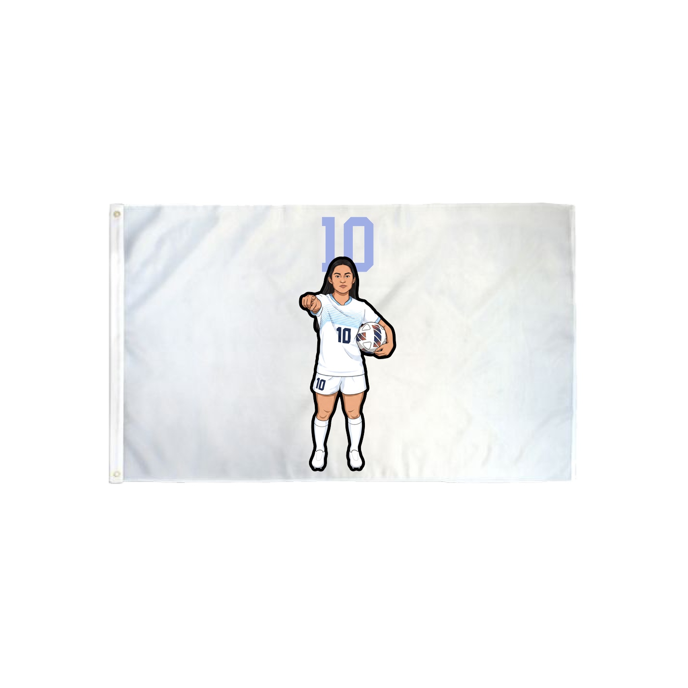 3x5 Flag — Number Top in Classic
