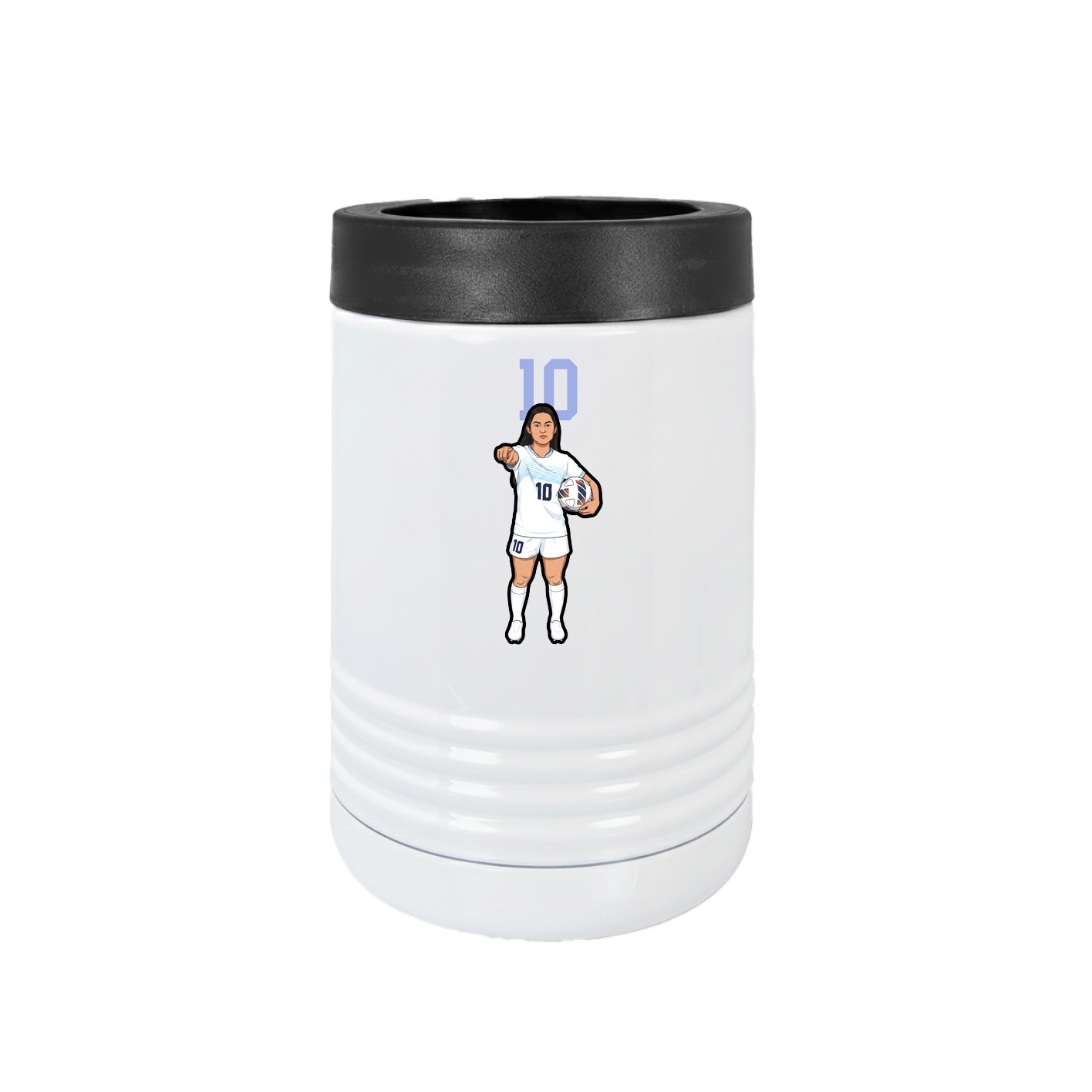 Beverage Holder — Number Top in White