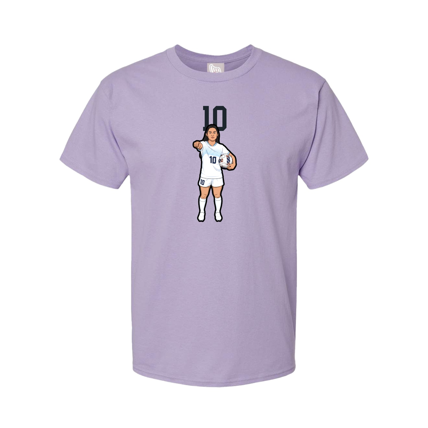 Tee — Number Top in Purple