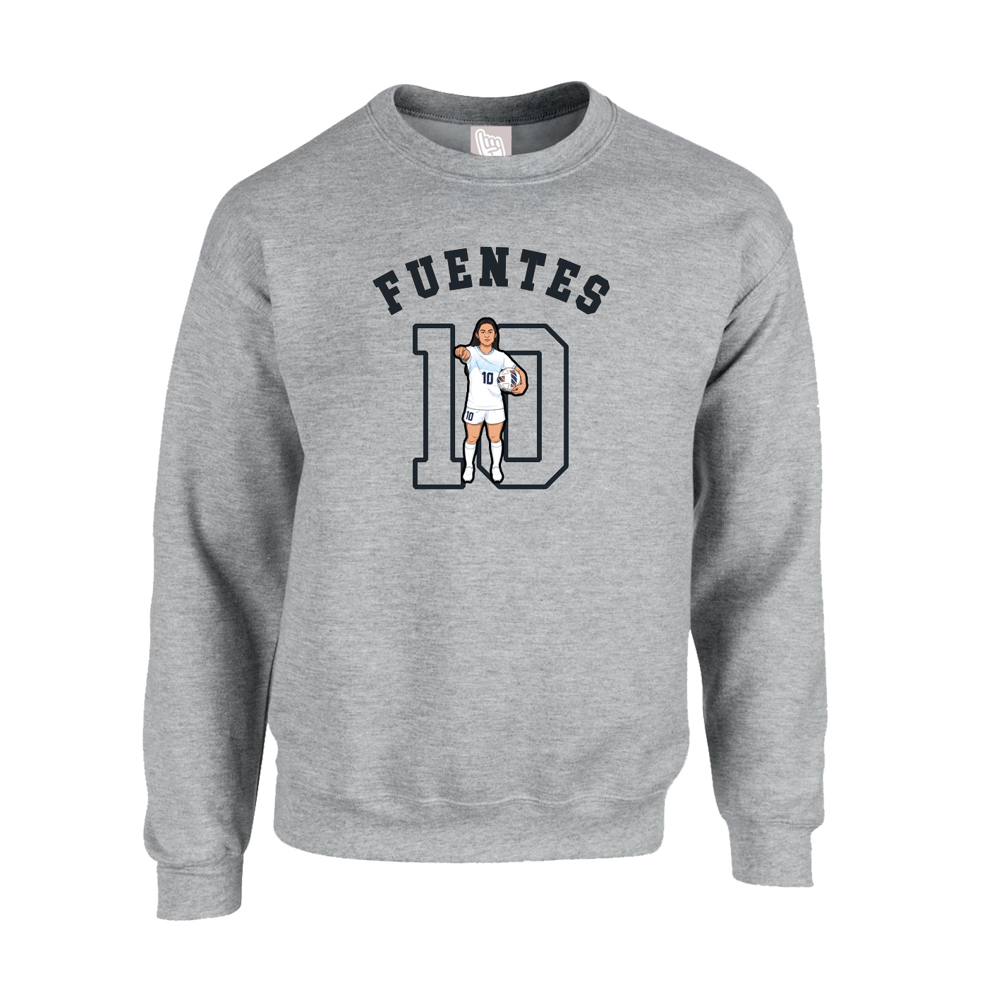 Fleece Crew — Shirsey Arch in Grey