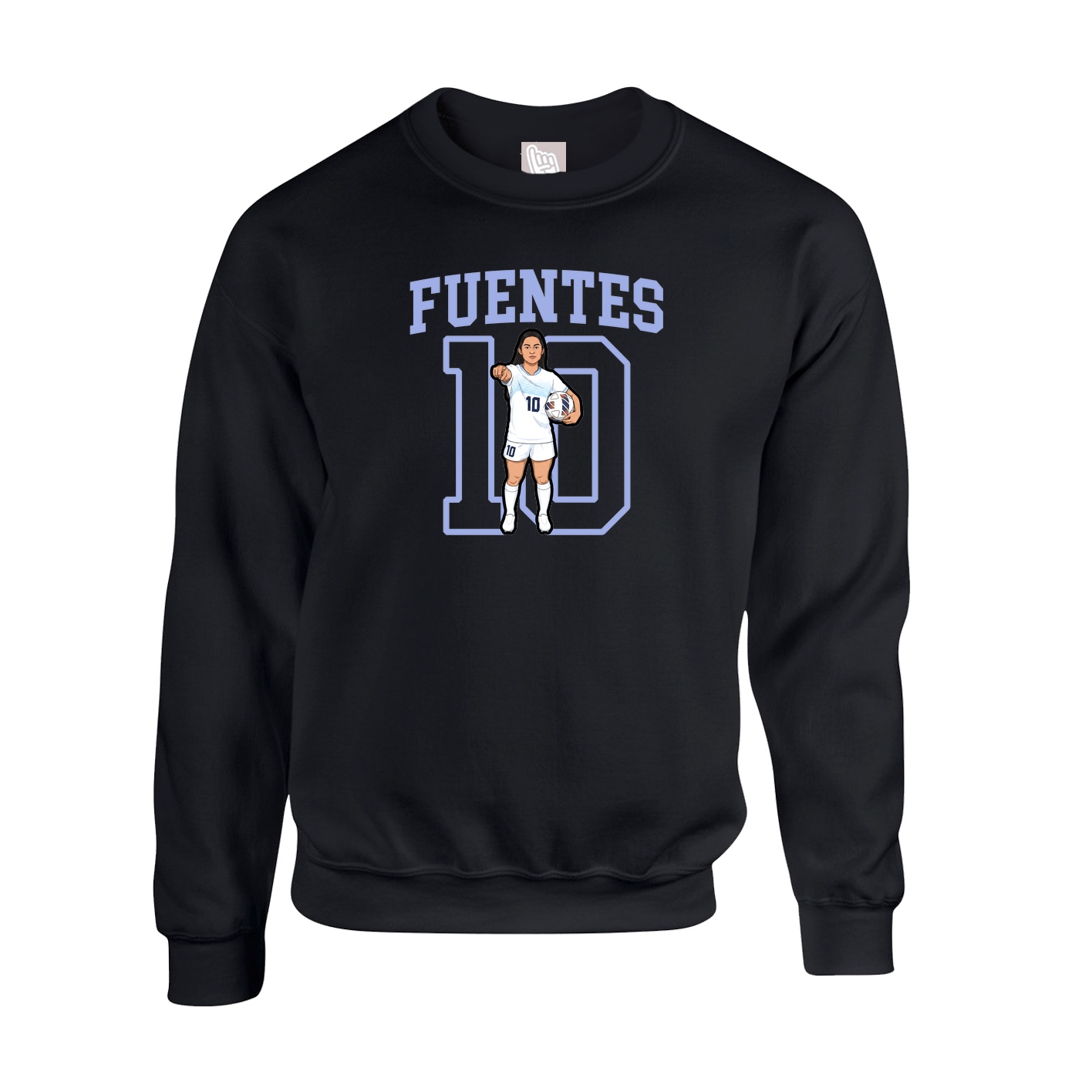 Fleece Crew — Shirsey in Black