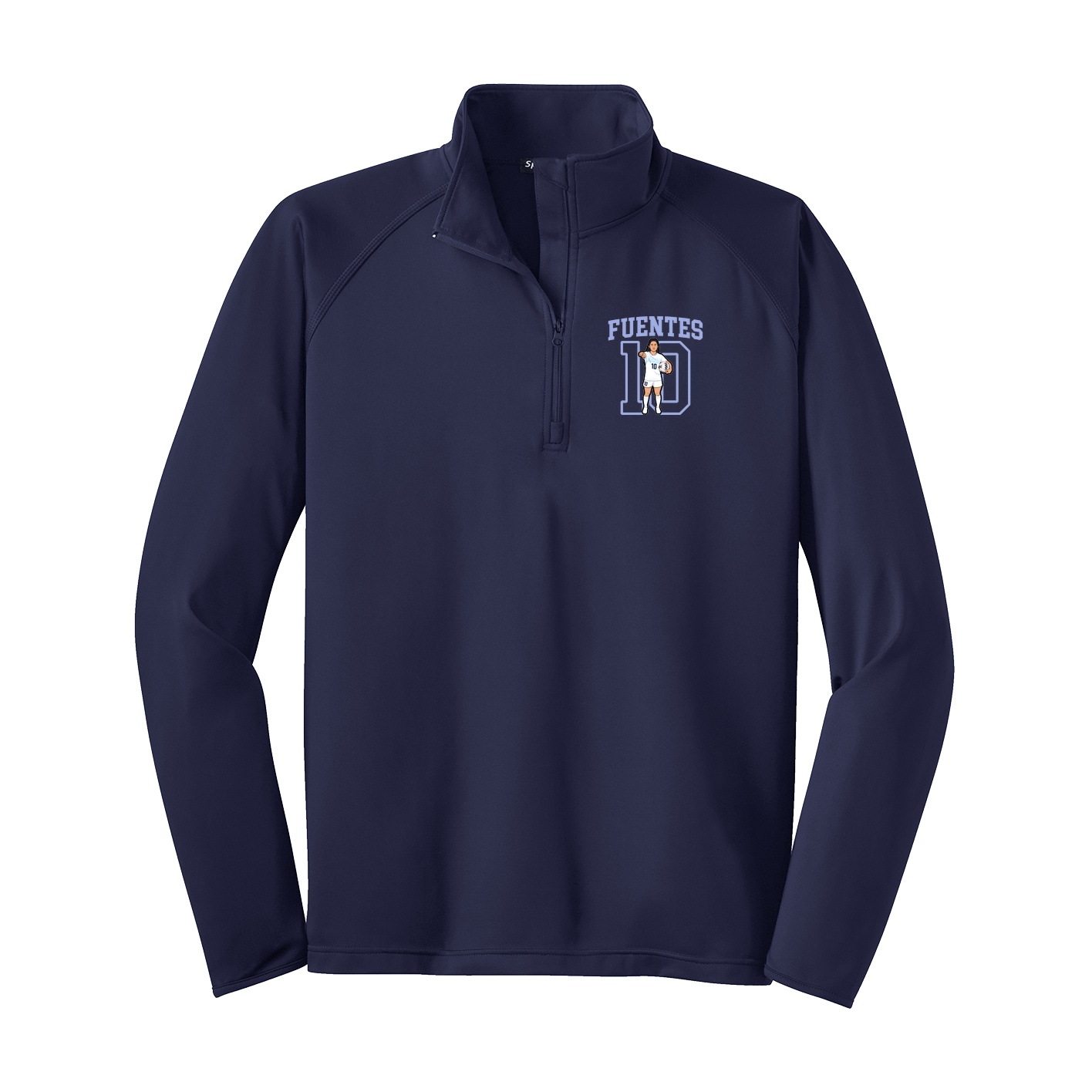 Q-Zip Pullover — Shirsey in Navy