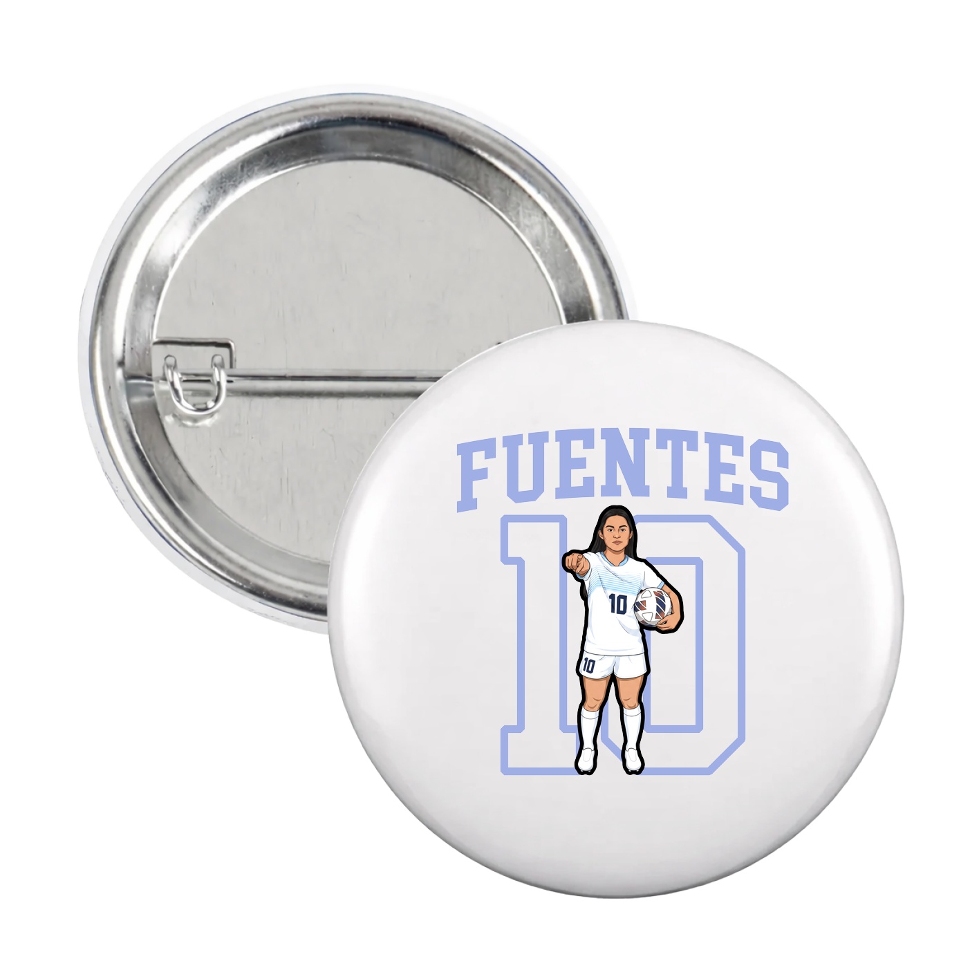 Game Day Button — Shirsey in White