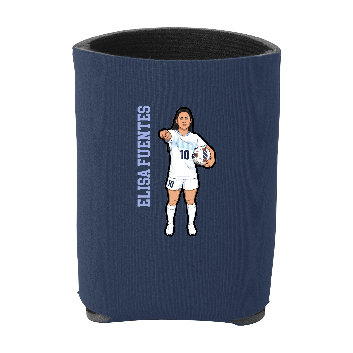 Can Holder — Name Vertical in Navy