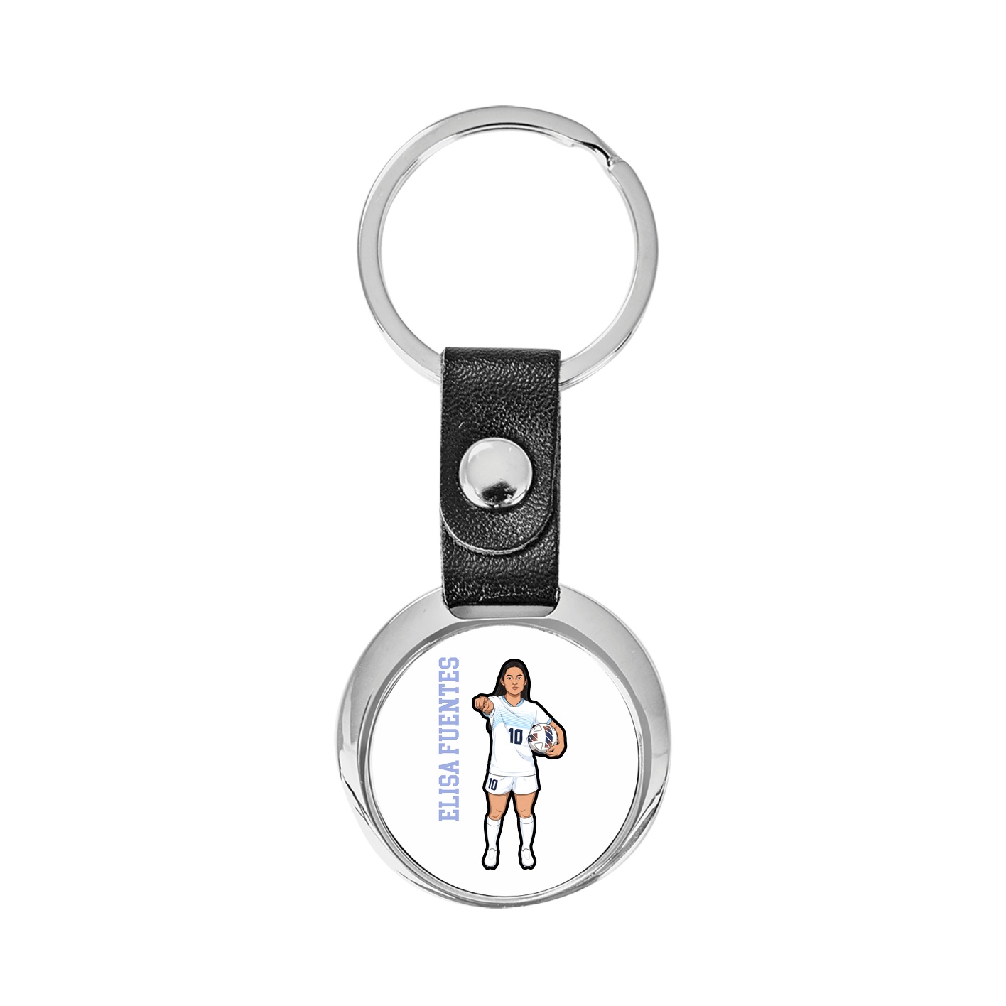 Key Chain — Name Vertical in Classic