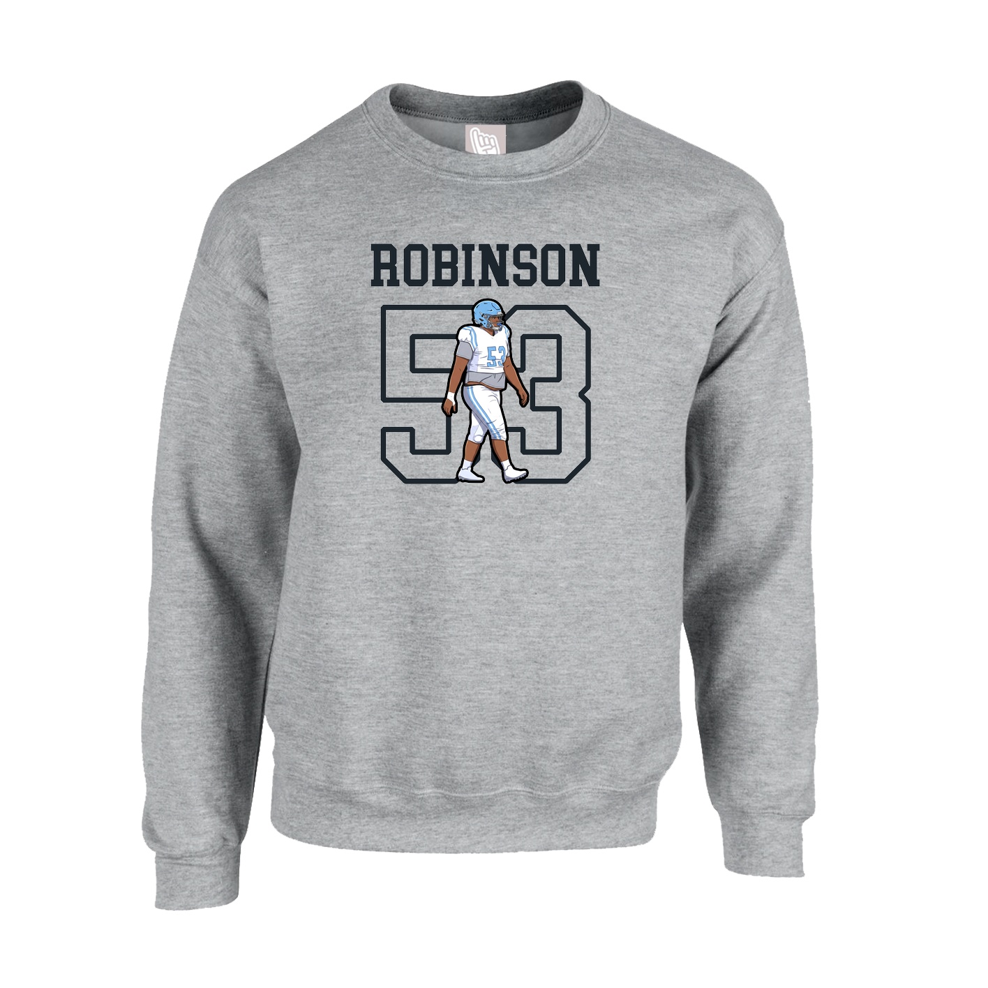 Fleece Crew — Shirsey in Grey