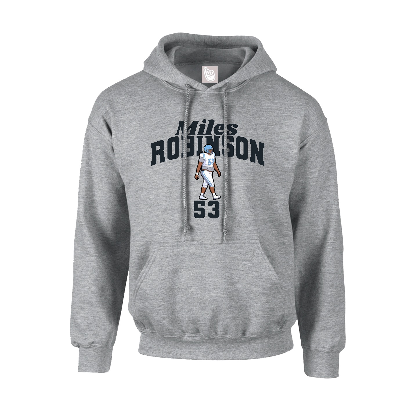 Hoodie — Signature Arch in Grey