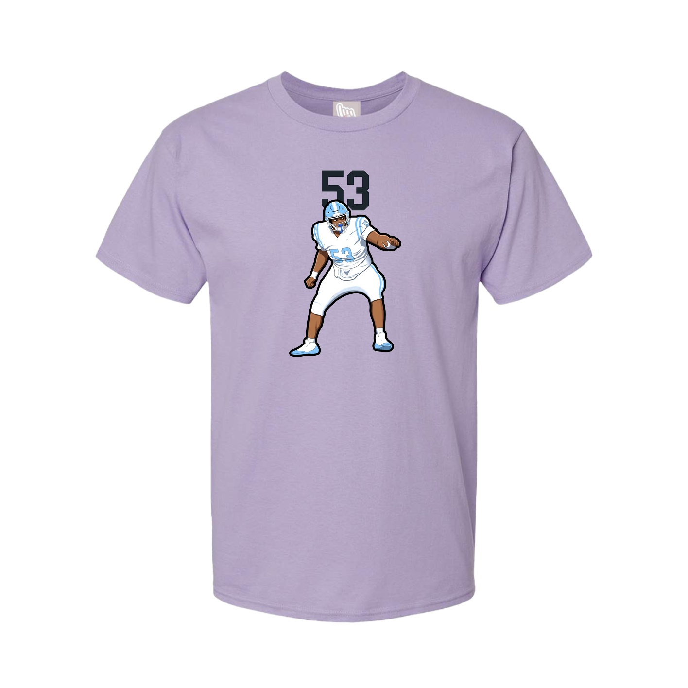 Youth Tee — Number Top in Purple