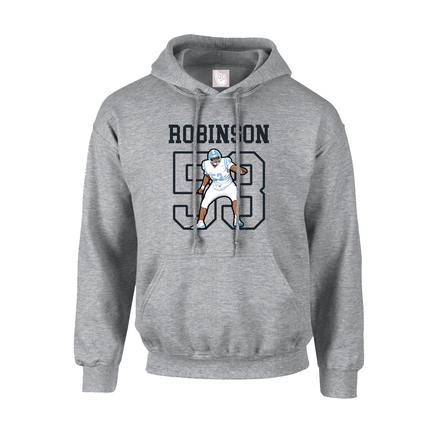 Hoodie — Shirsey in Grey