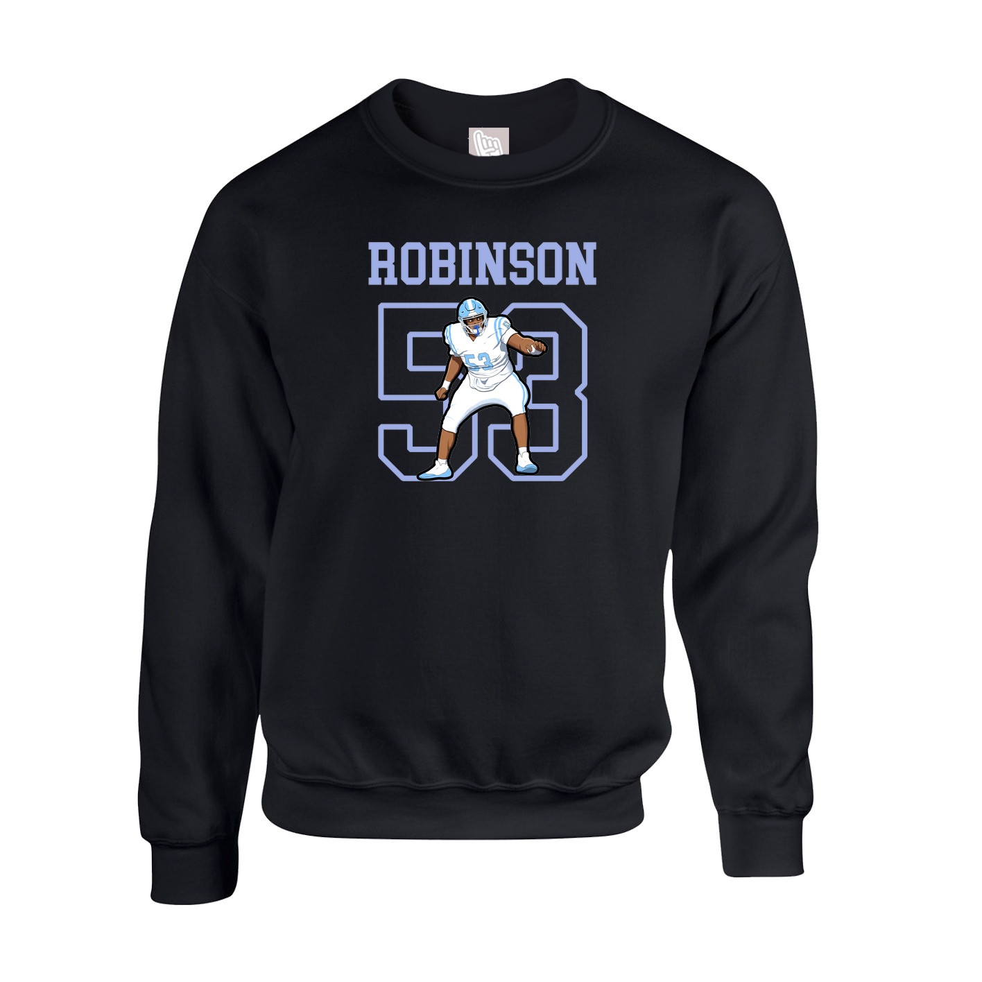 Fleece Crew — Shirsey in Black