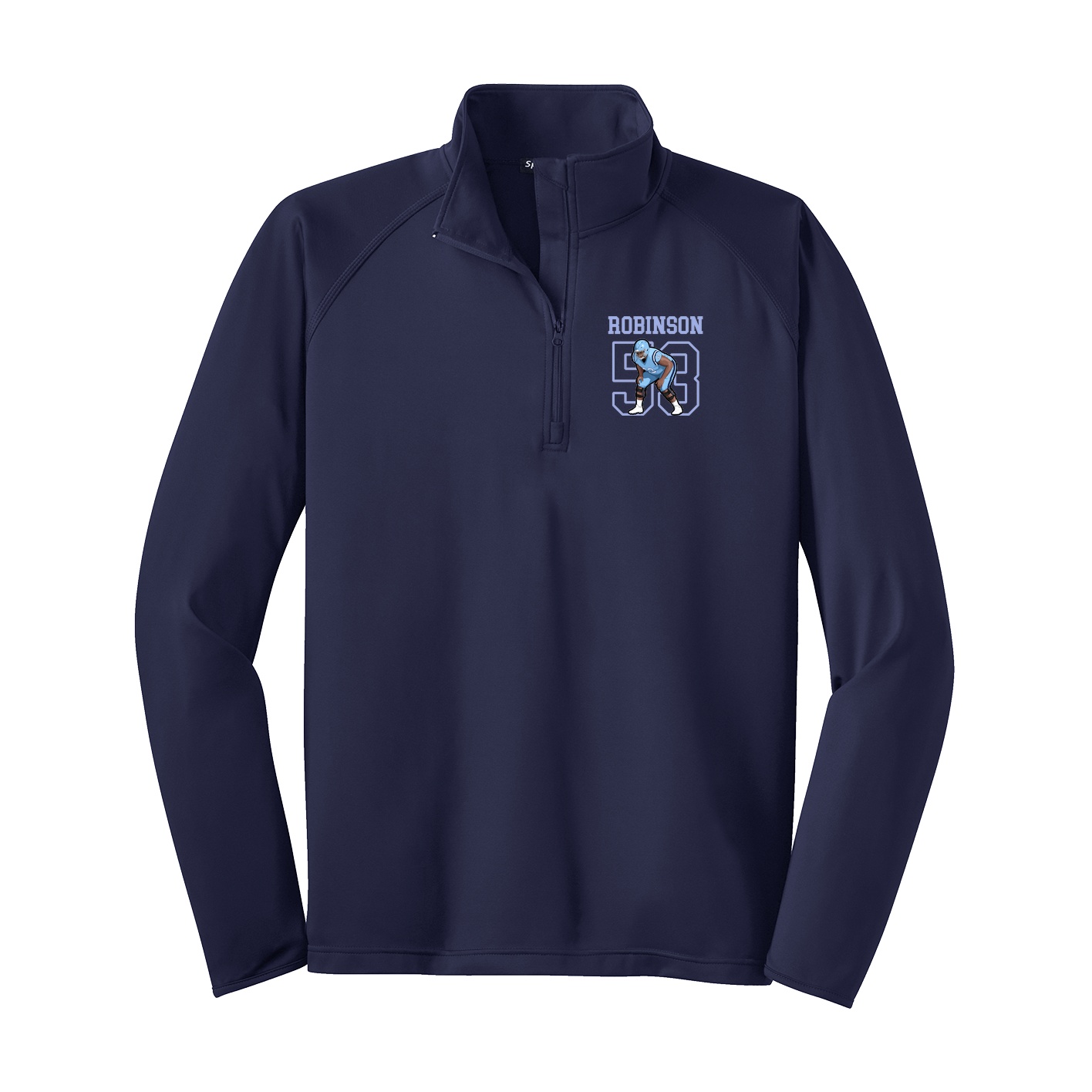Q-Zip Pullover — Shirsey in Navy