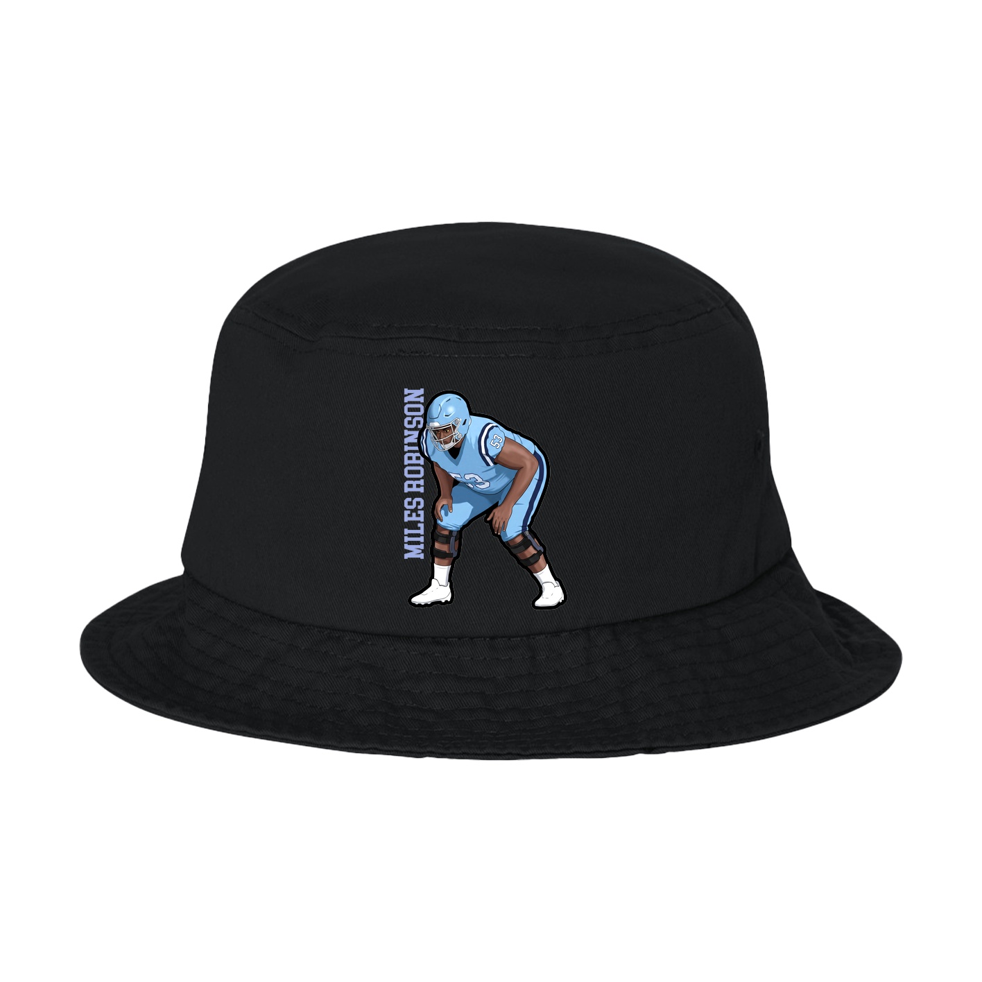 Bucket Cap — Name Vertical in Black
