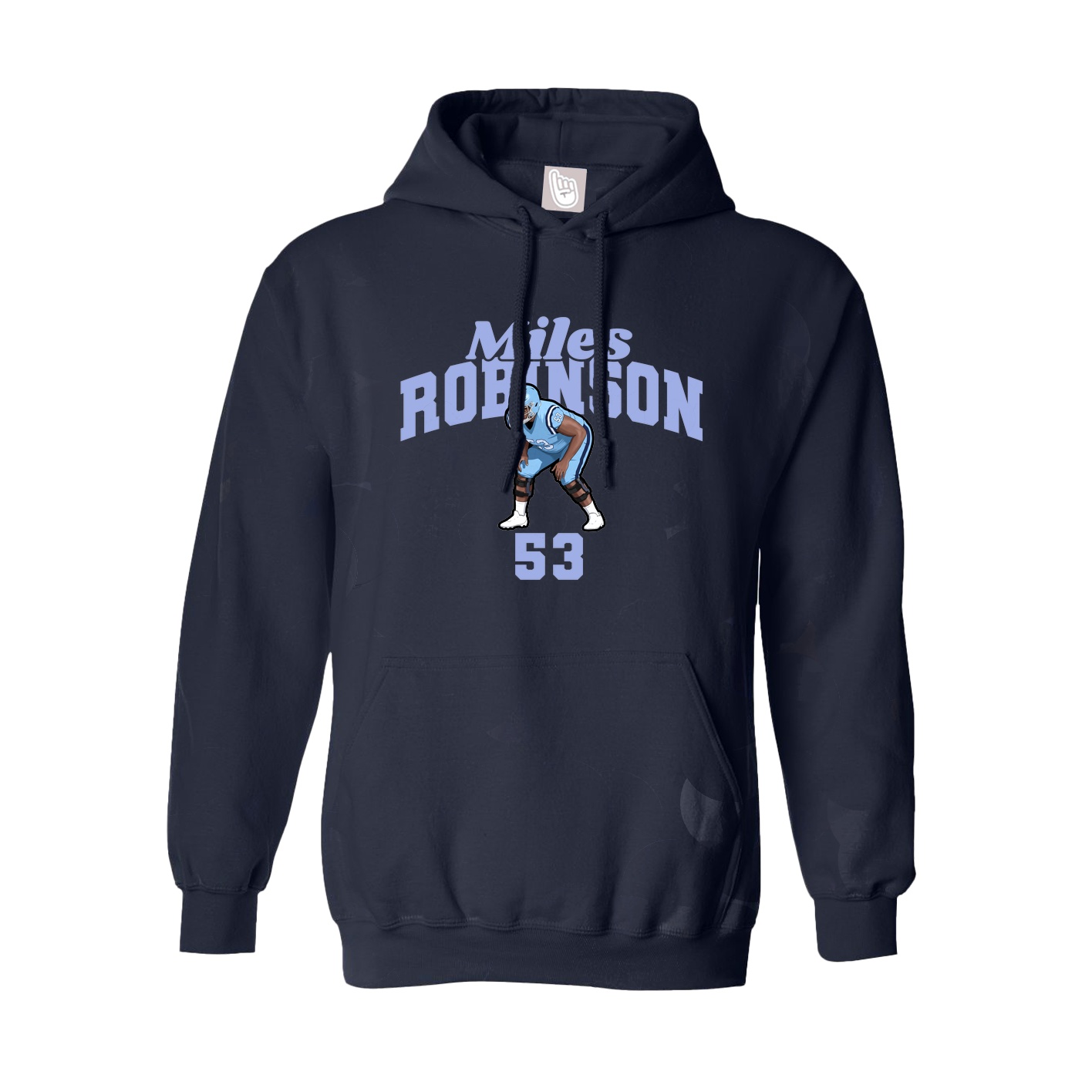 Hoodie — Signature Arch in Navy