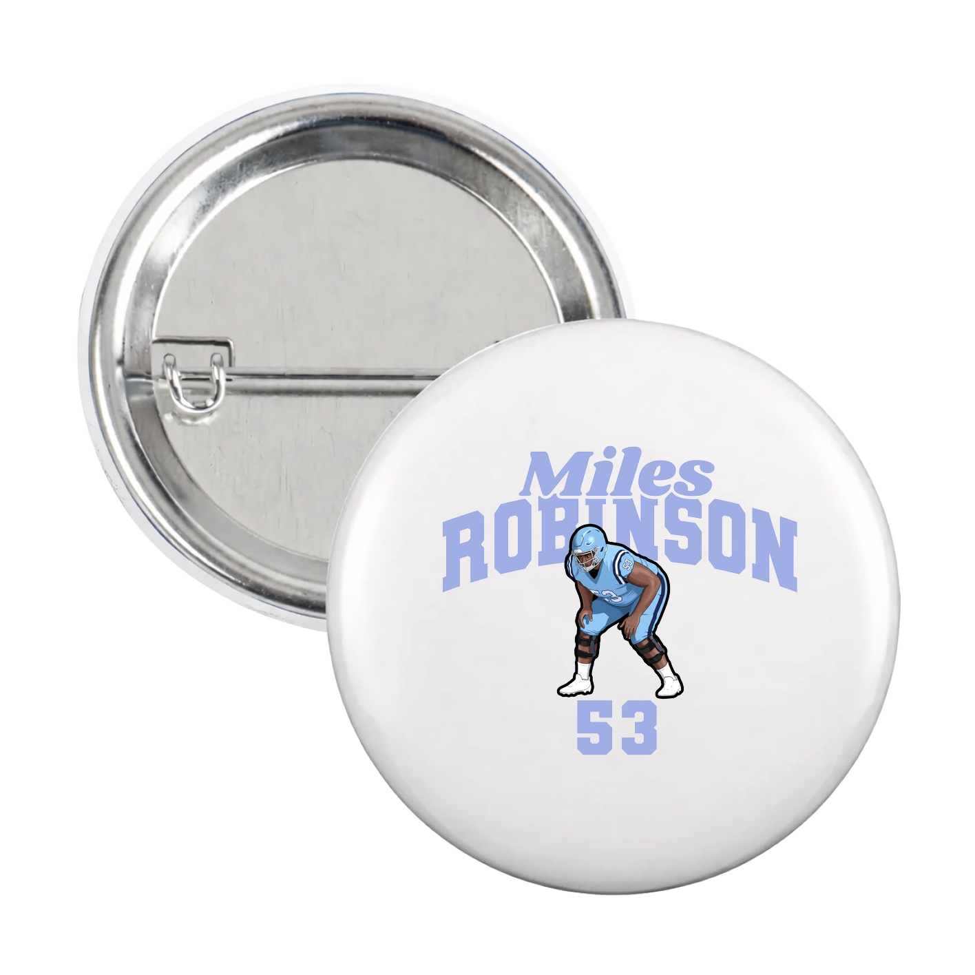 Game Day Button — Signature Arch in White