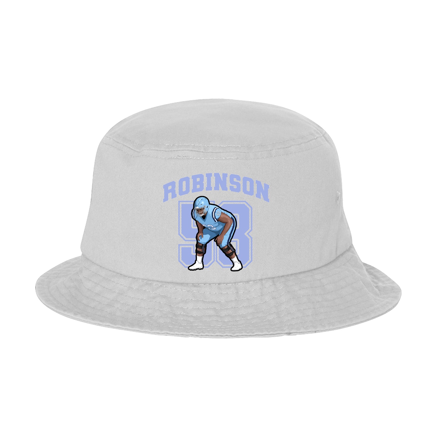 Bucket Cap — Number in White