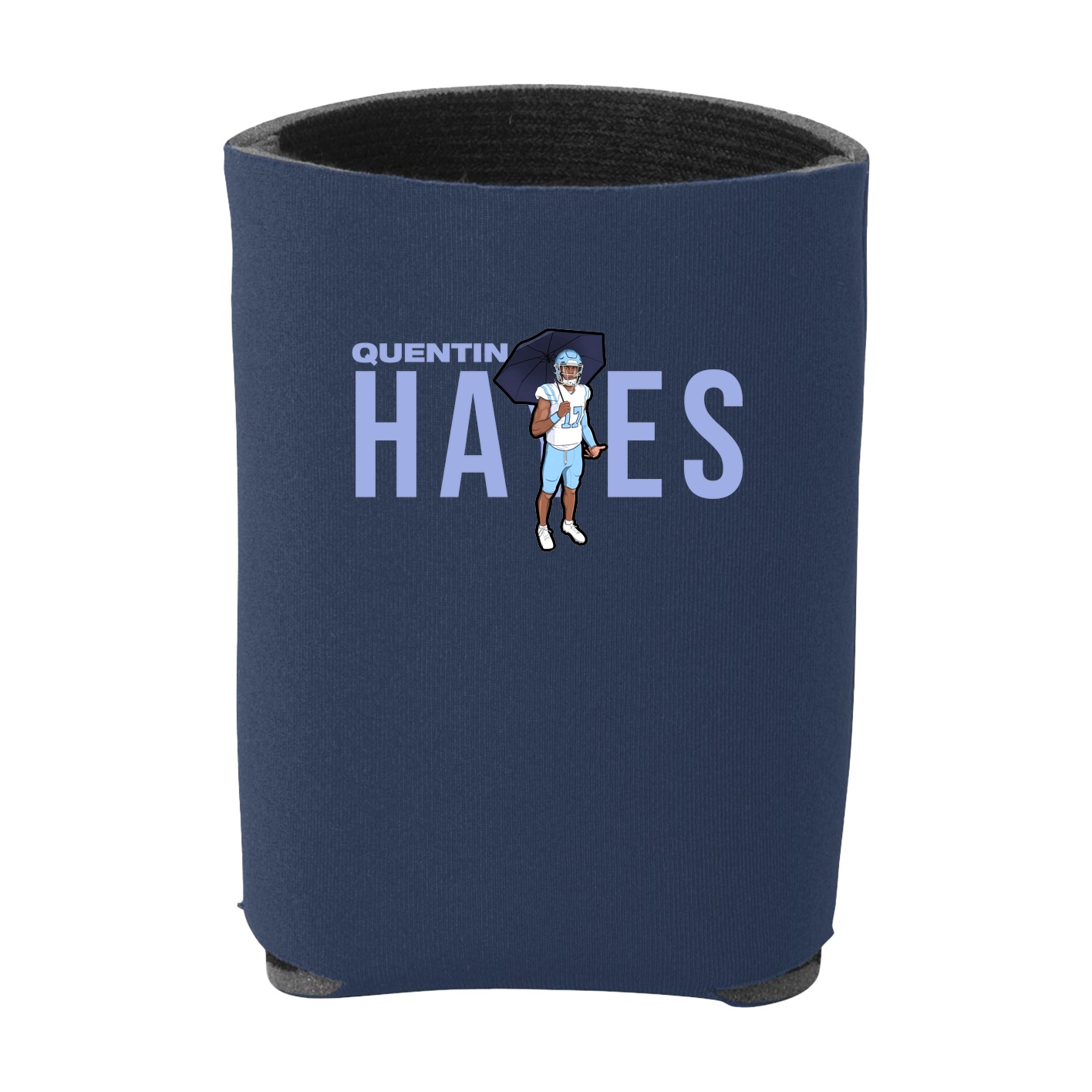 Can Holder — Player Name in Navy
