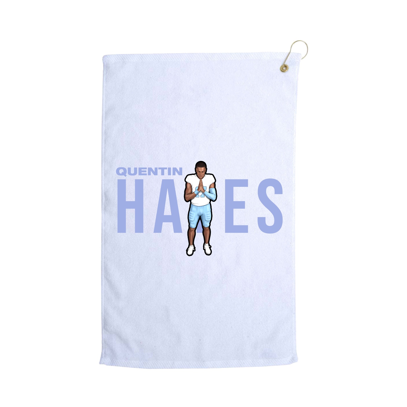 Golf Towel — Player Name in White