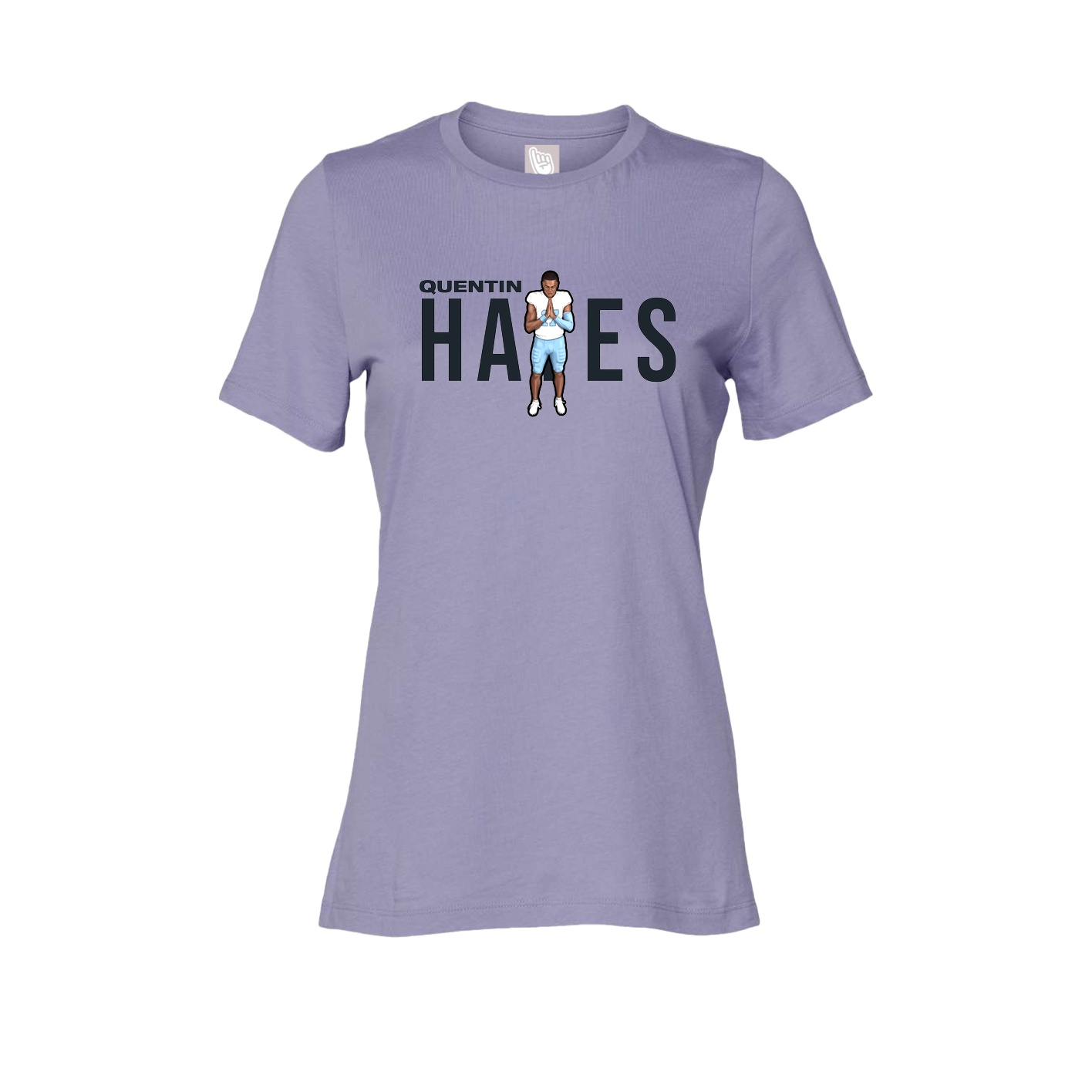 Womens Tee — Player Name in Purple