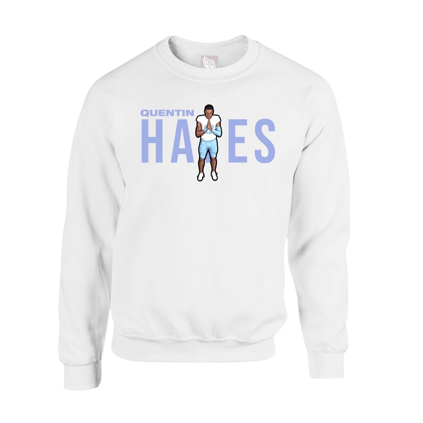 Fleece Crew — Player Name in White