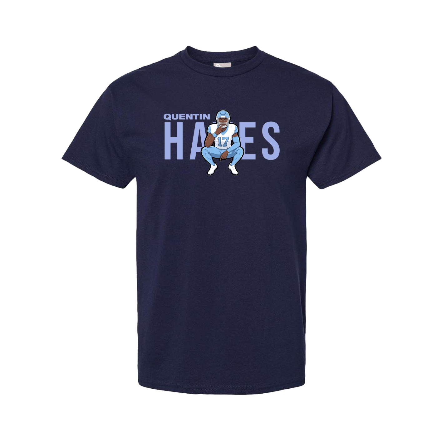 Tee — Player Name in Navy