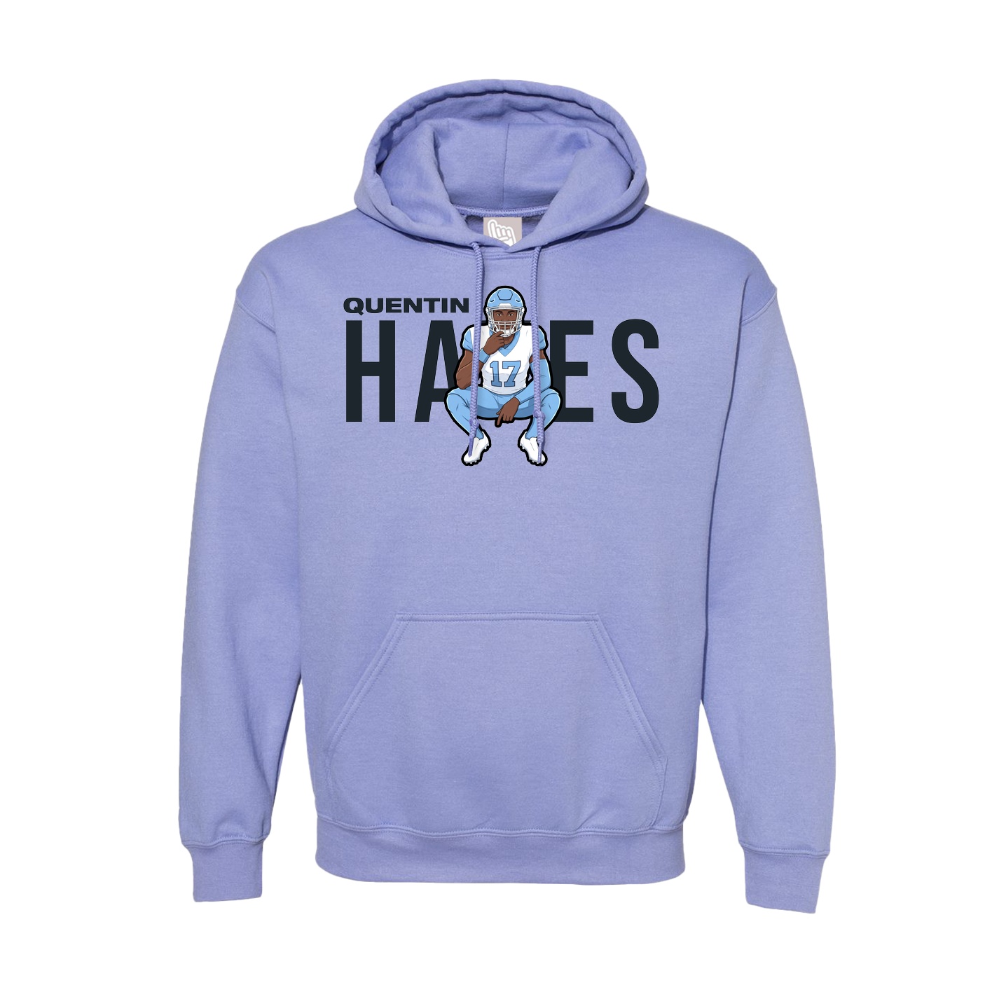 Hoodie — Player Name in Purple