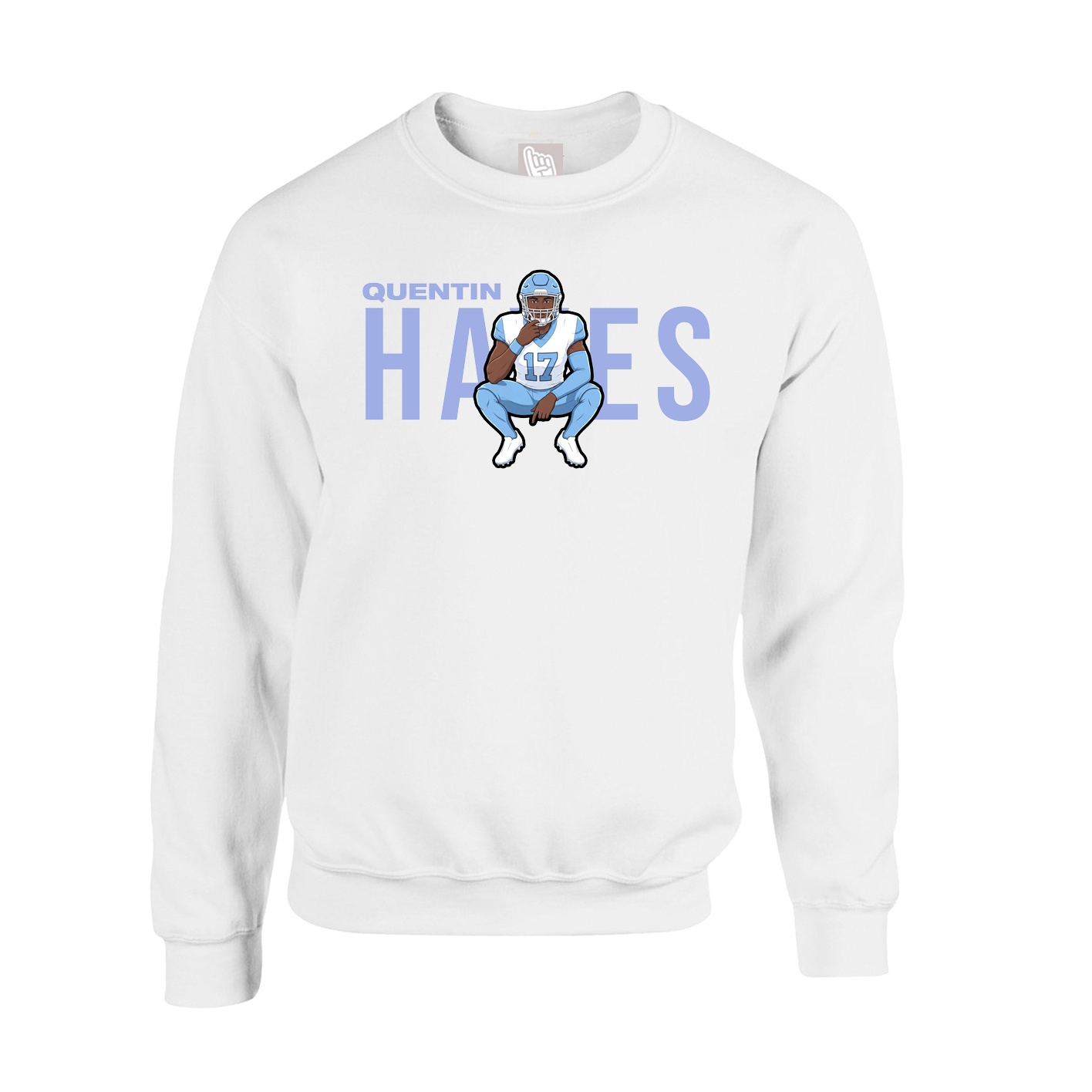 Fleece Crew — Player Name in White