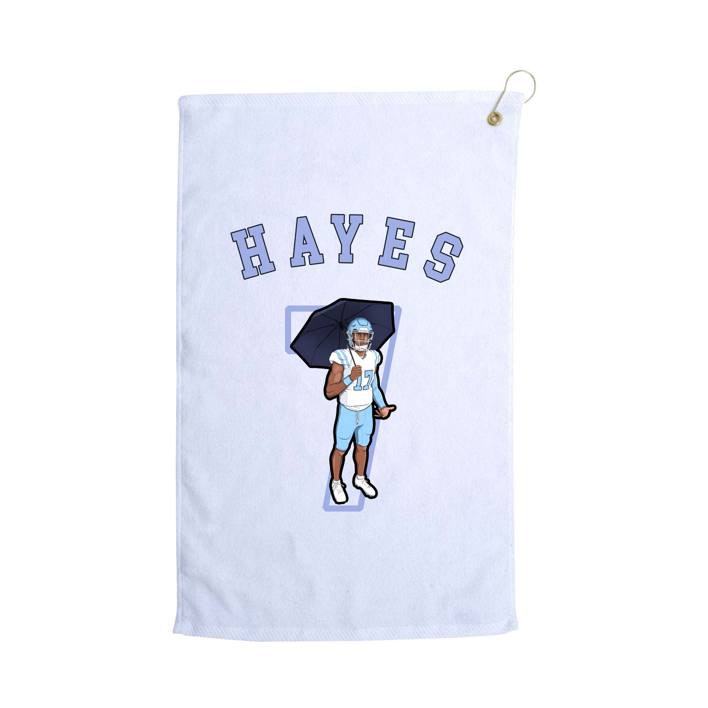 Golf Towel — Shirsey Arch in White