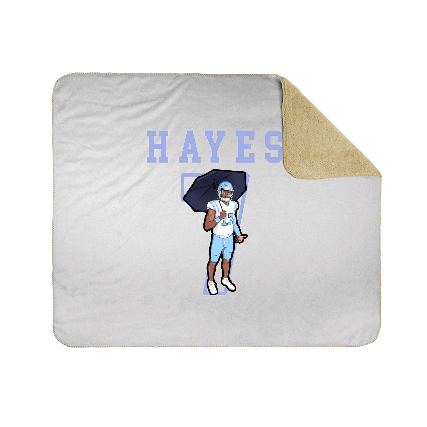 Throw Blanket — Shirsey in White