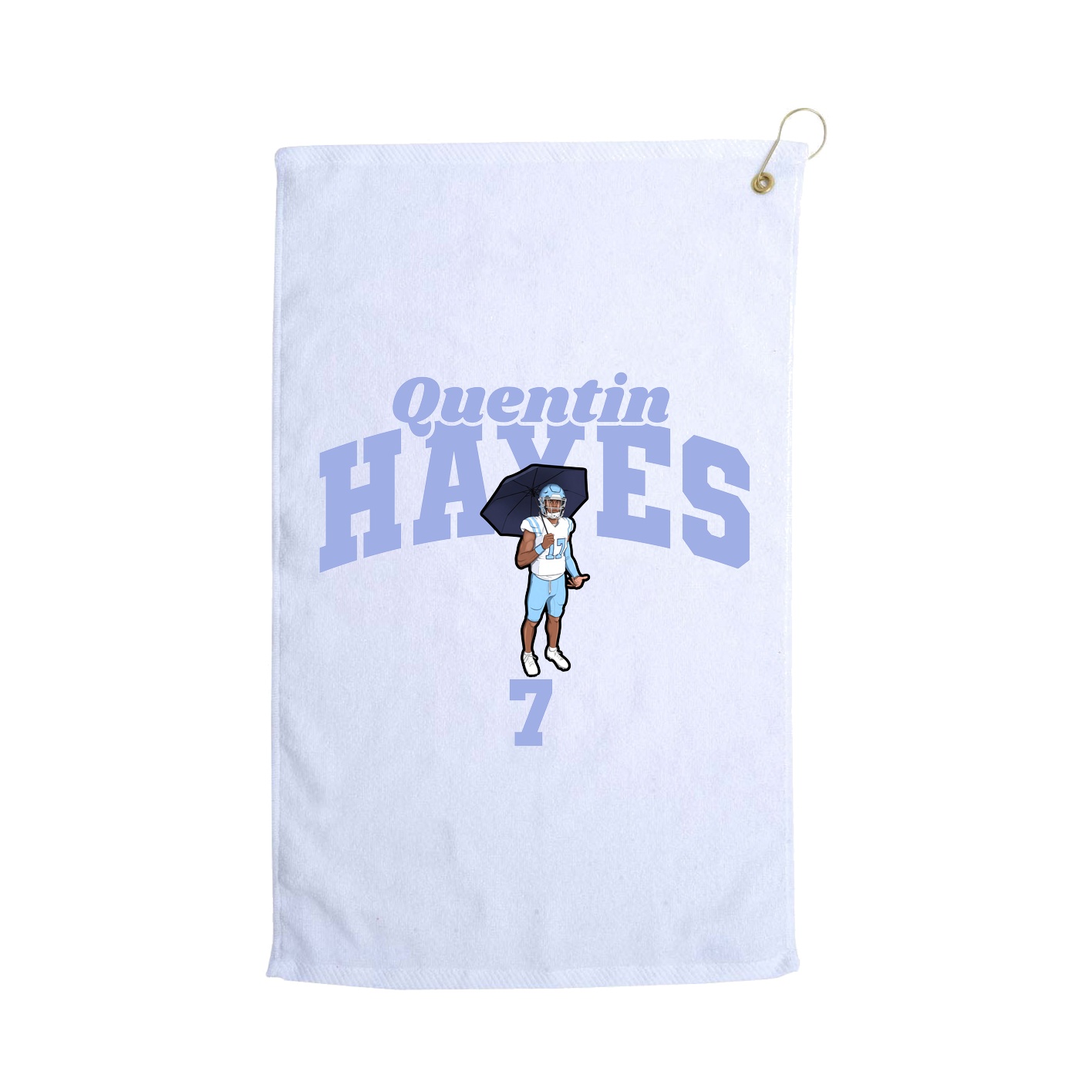 Golf Towel — Signature Arch in White