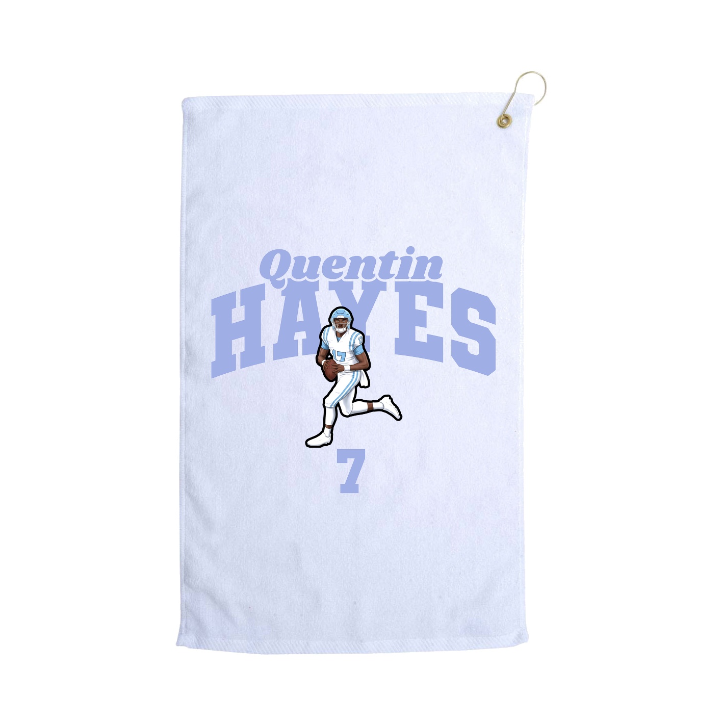Golf Towel — Signature Arch in White