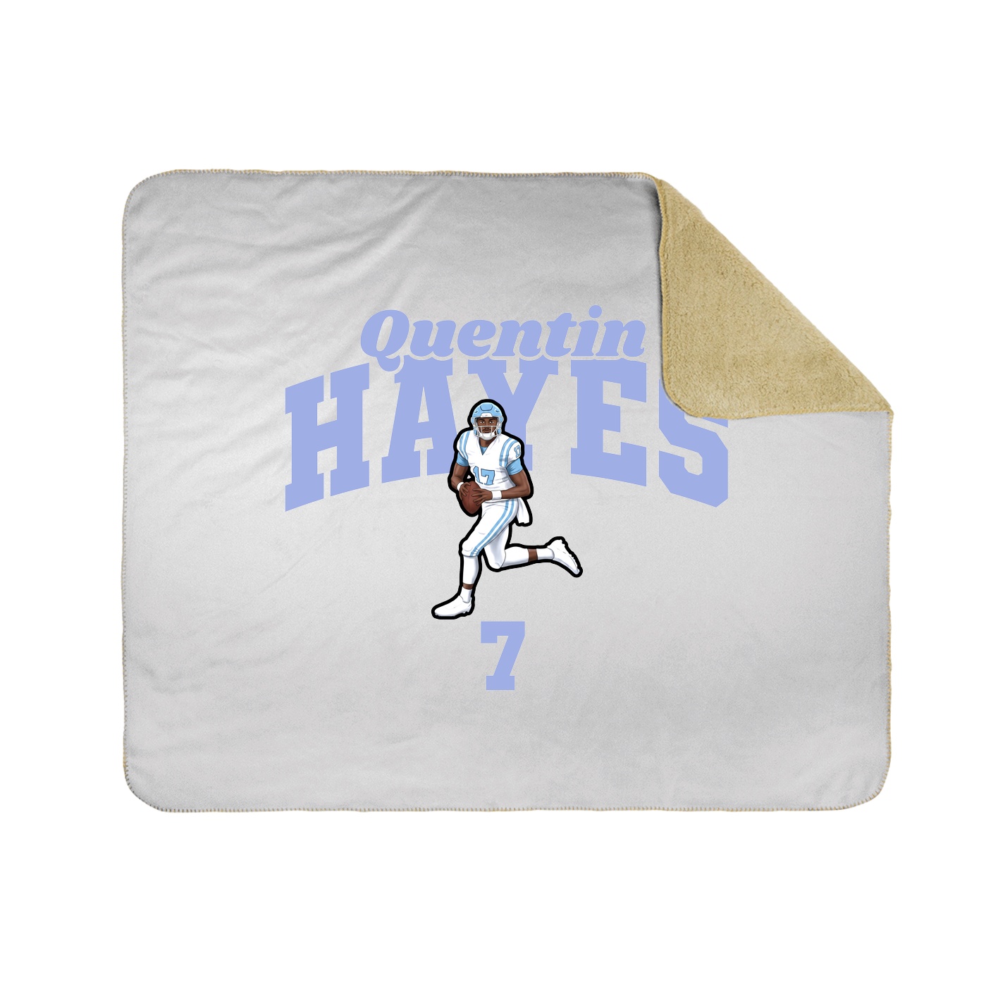 Throw Blanket — Signature Arch in White