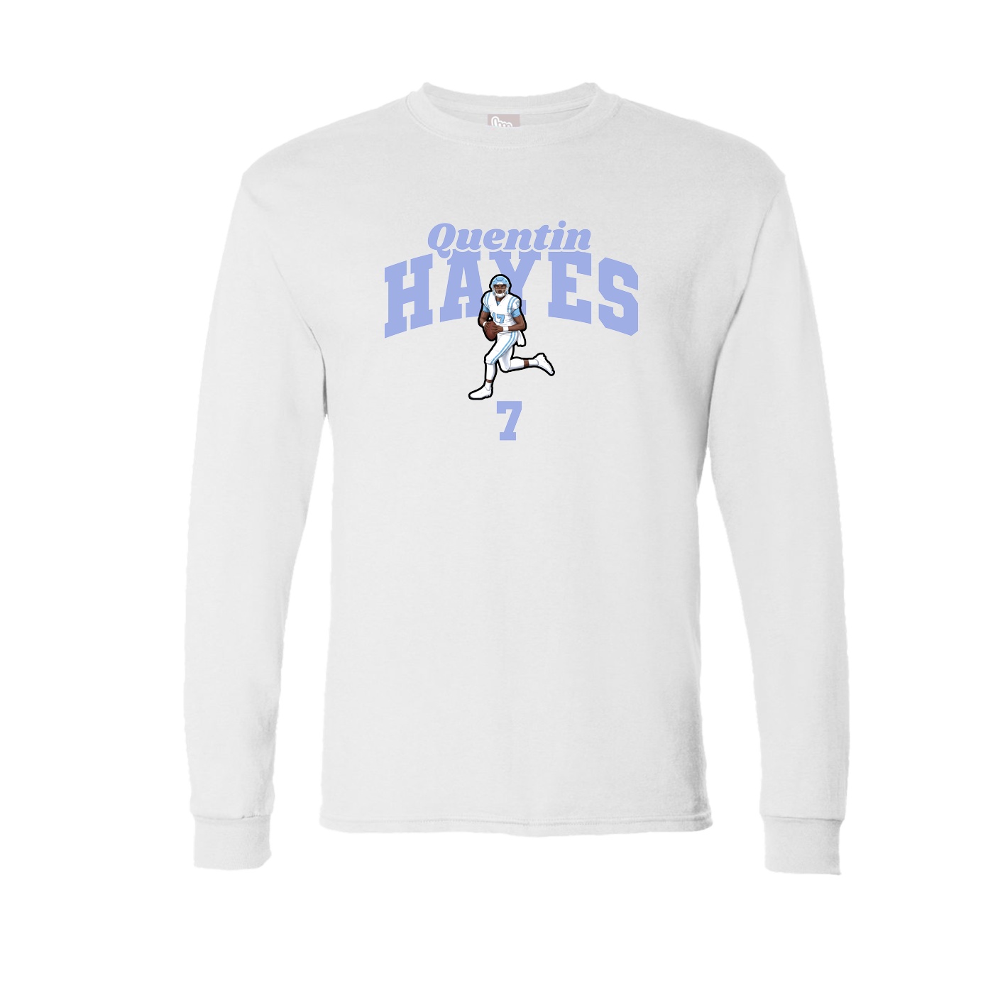 Long Sleeve Tee — Signature Arch in White