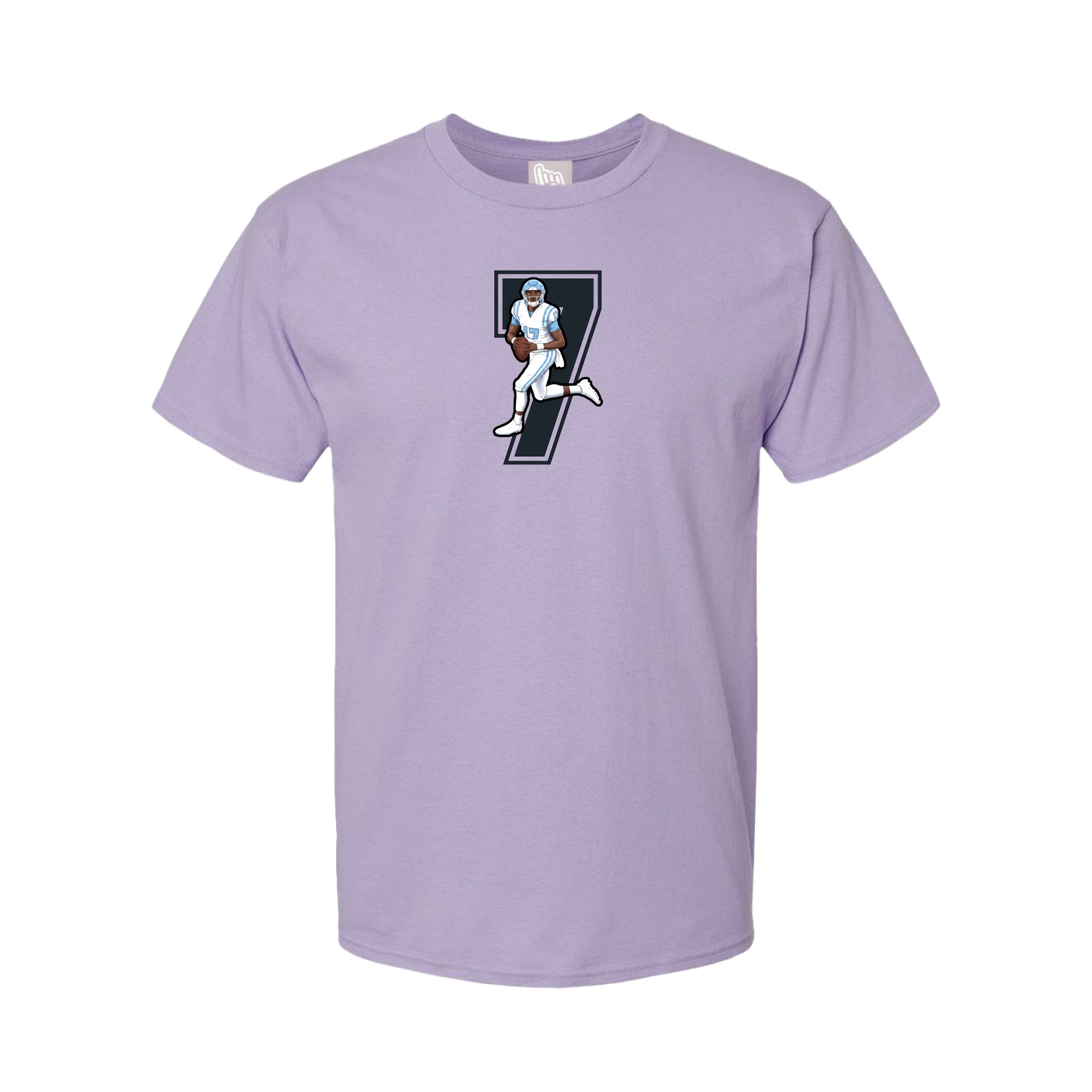 Youth Tee — Number in Purple