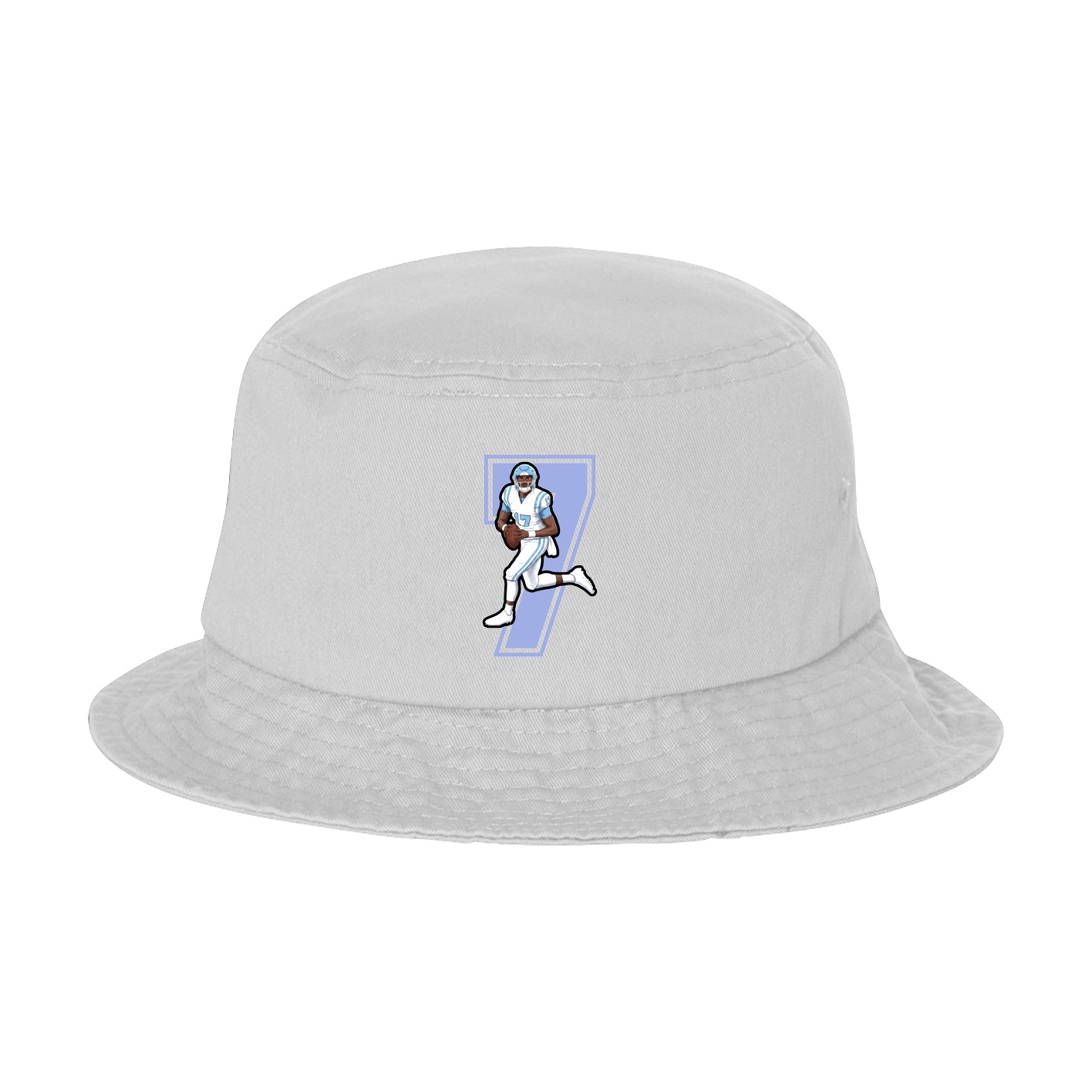 Bucket Cap — Number in White